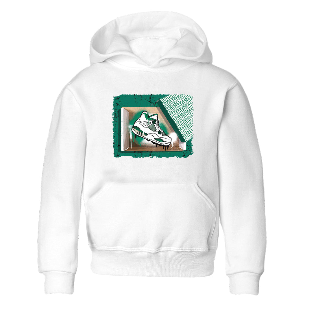 4s Oxidized Green shirts to match jordans New Kicks sneaker match tees Air Jordan 4 Oxidized Green Drip Gear Zone streetwear brand Baby and Youth White 2 cotton tee