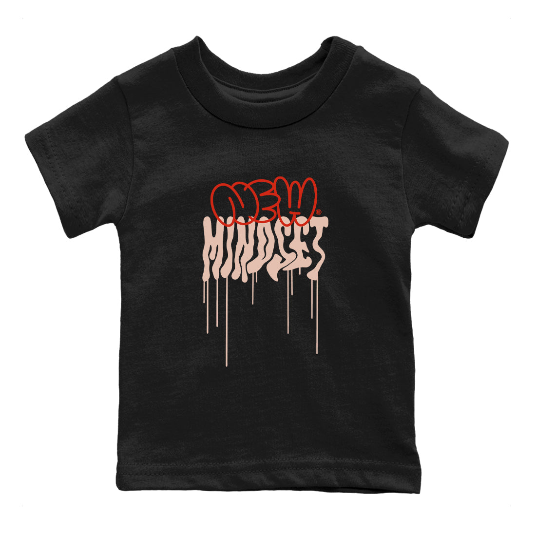 Air Jordan 13 Dune Red shirts to match jordans New Mindset sneaker match tees AJ13 Dune Red Sneaker Shirts Drip Gear Zone streetwear brand Baby and Youth Black 2 cotton tee