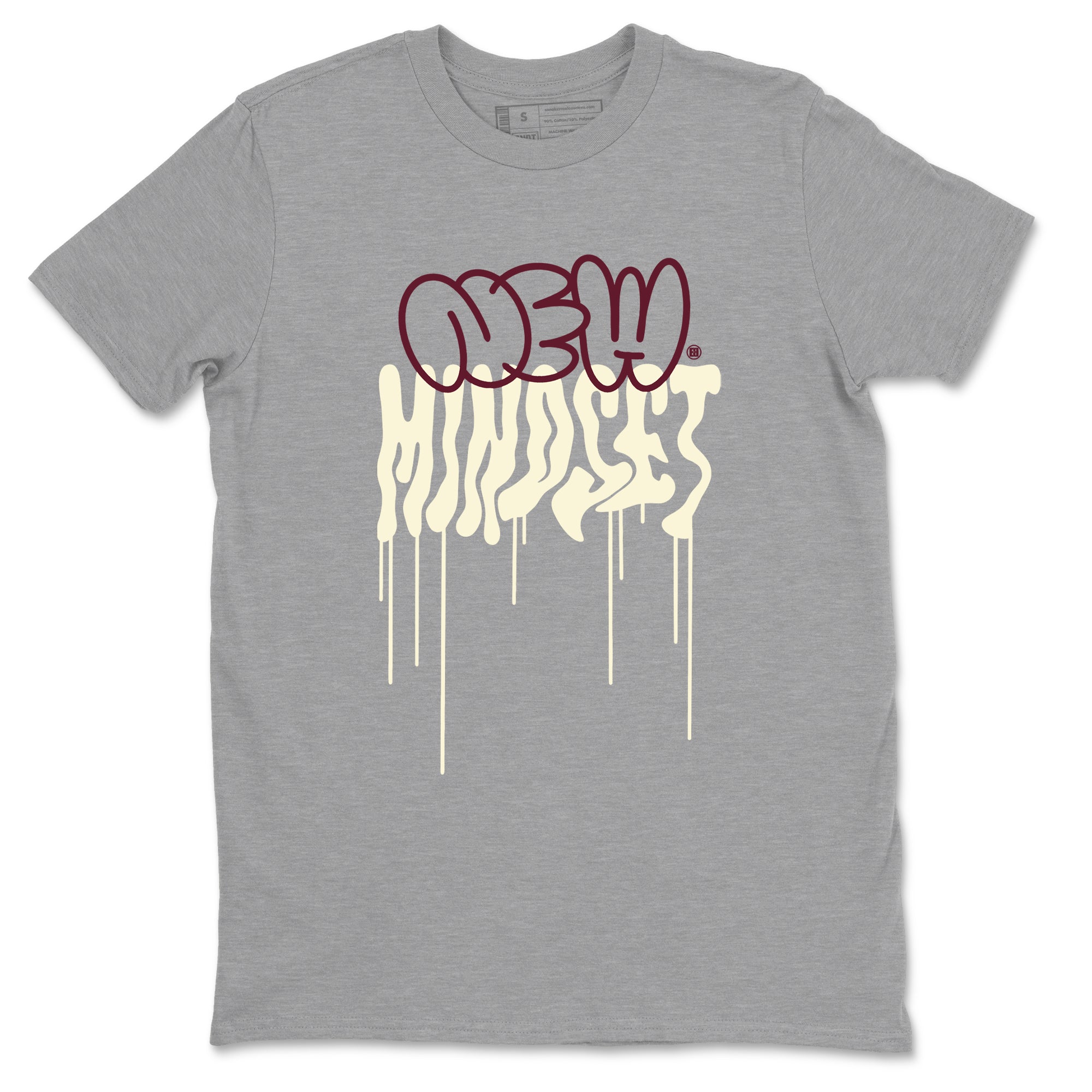 Air Jordan 3 A Ma Maniere x Burgundy Crush shirts to match jordans New Mindset sneaker match tees Jordan 3 A Ma Maniere x Burgundy Crush Sneaker Shirts Drip Gear Zone streetwear brand Heather Grey 2 unisex cotton tee