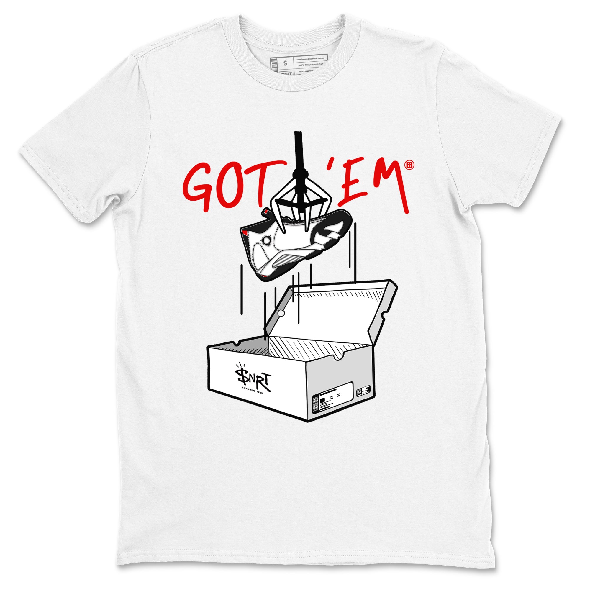 Air Jordan 14 Black Toe t shirts to match sneakers New Treasure Hunter sneaker match tees 14s Black Toe sneaker match tee Drip Gear Zone unisex cotton White 2 shirts