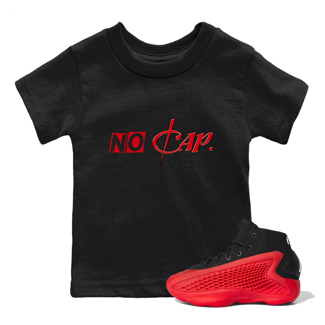 AE1 Bred shirts to match jordans No Cap sneaker match tees AE1 Bred match shoes to clothes Drip Gear Zone Youth Baby Black 1 tee