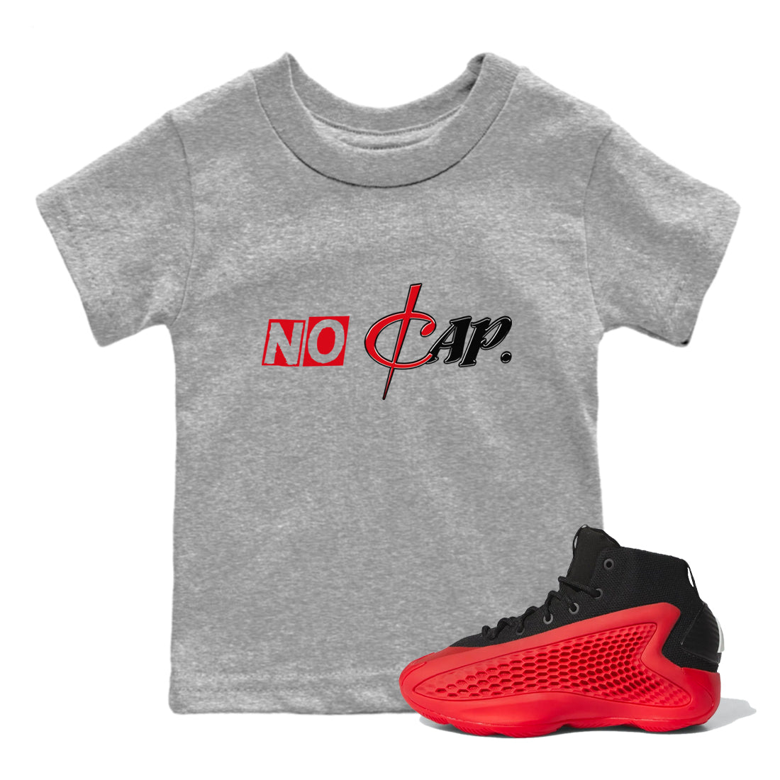 AE1 Bred shirts to match jordans No Cap sneaker match tees AE1 Bred match shoes to clothes Drip Gear Zone Youth Baby Heather Grey 1 tee