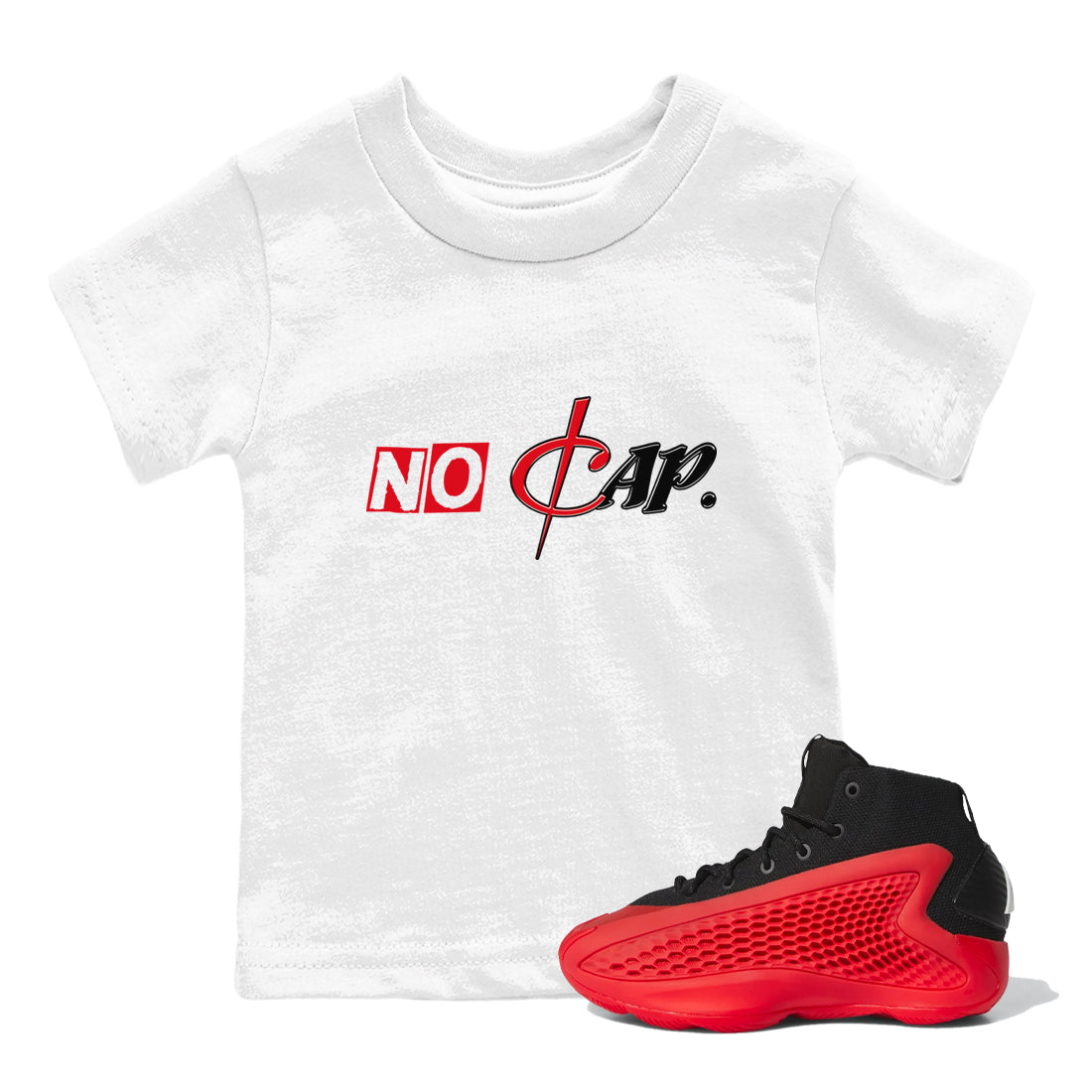 AE1 Bred shirts to match jordans No Cap sneaker match tees AE1 Bred match shoes to clothes Drip Gear Zone Youth Baby White 1 tee