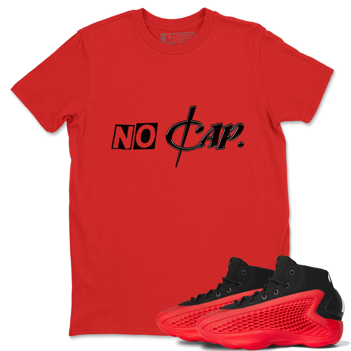 AE1 Bred shirts to match jordans No Cap sneaker match tees AE1 Bred match shoes to clothes Drip Gear Zone unisex cotton Red 1 shirts