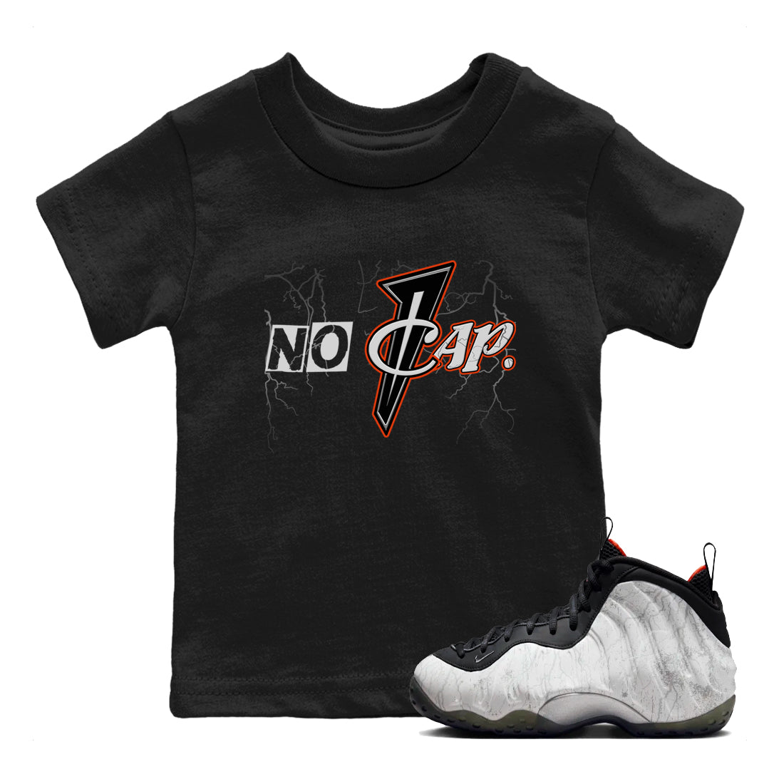 Foams One Jin shirts to match jordans No Cap sneaker match tees Air Foamposite One Jin match shoes to clothes Drip Gear Zone Youth Baby Black 1 tee