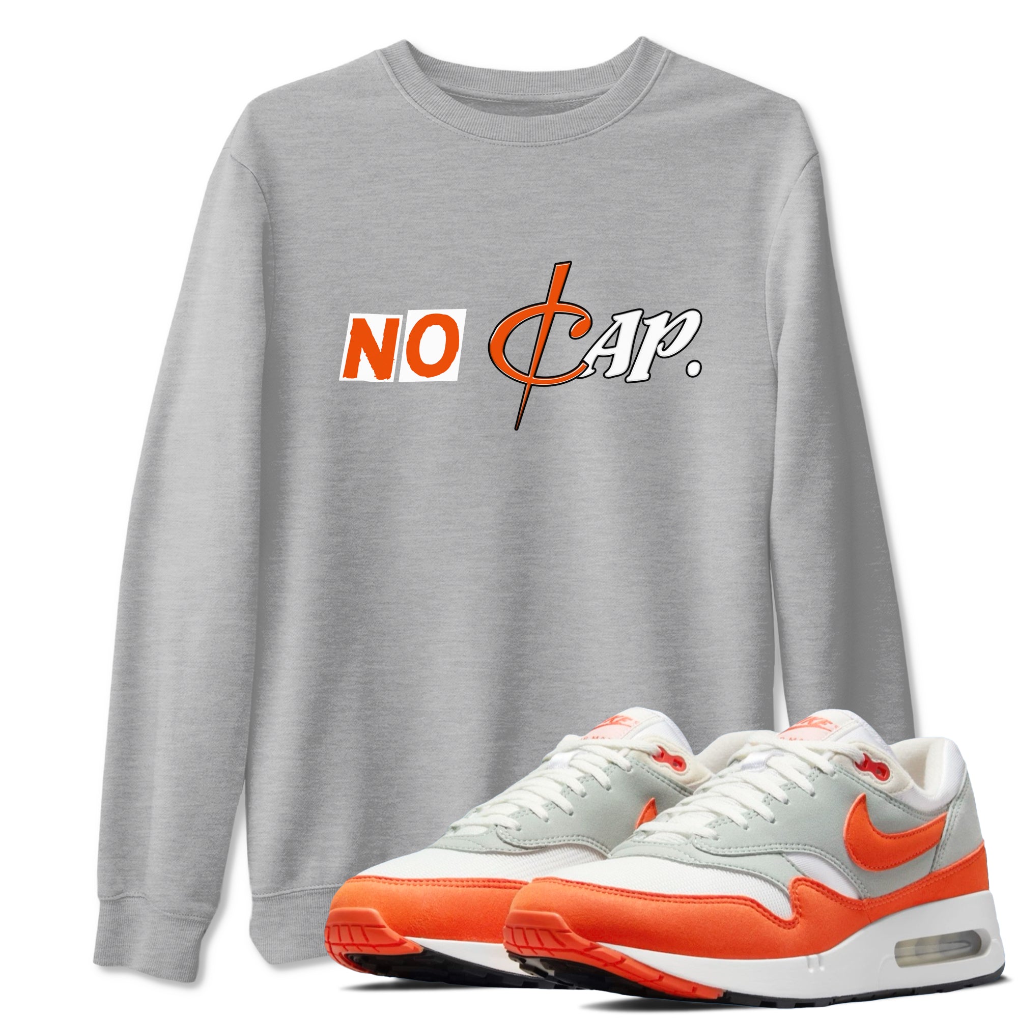Air Max 1 OG '86 'Summit White and Cosmic Clay shirts to match jordans No Cap sneaker match tees Air Max 1 Cosmic Clay match shoes to clothes Drip Gear Zone unisex cotton Heather Grey 1 shirts