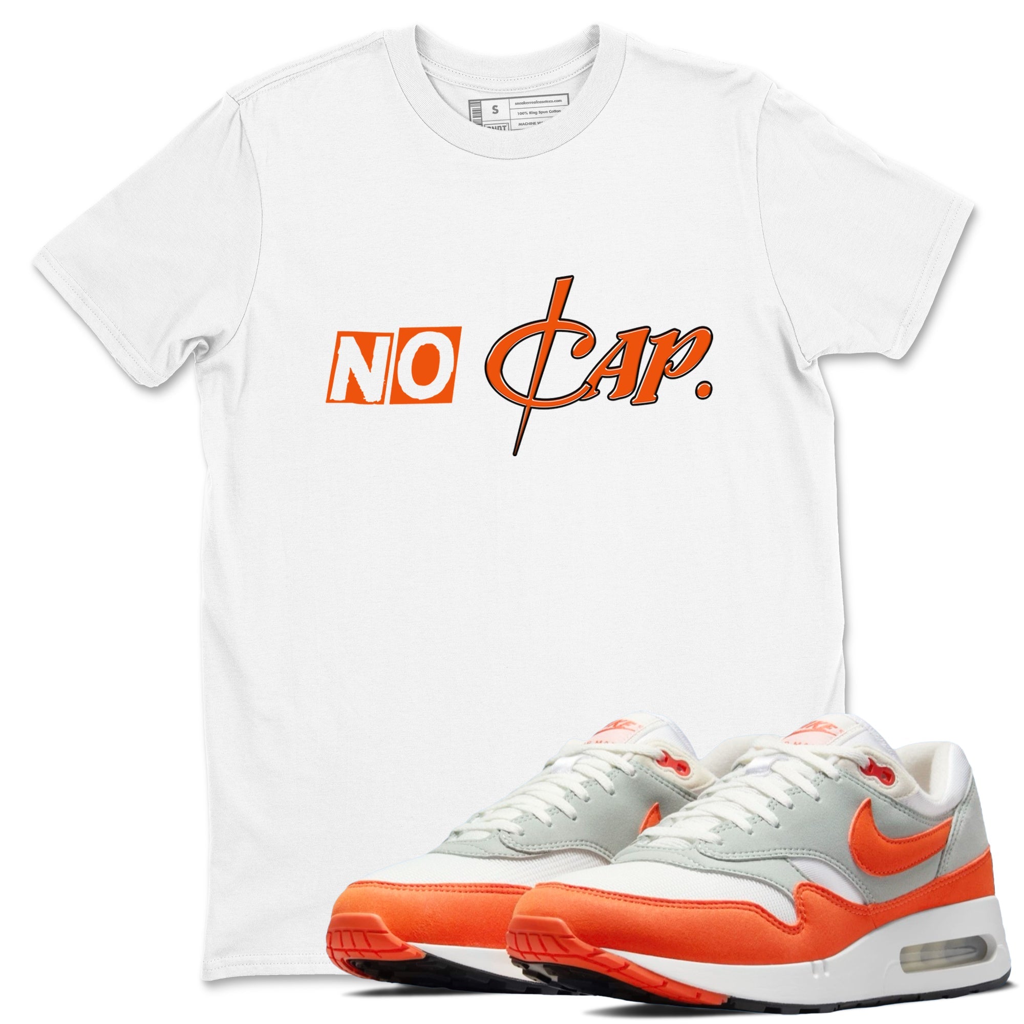 Air Max 1 OG '86 'Summit White and Cosmic Clay shirts to match jordans No Cap sneaker match tees Air Max 1 Cosmic Clay match shoes to clothes Drip Gear Zone unisex cotton White 1 shirts