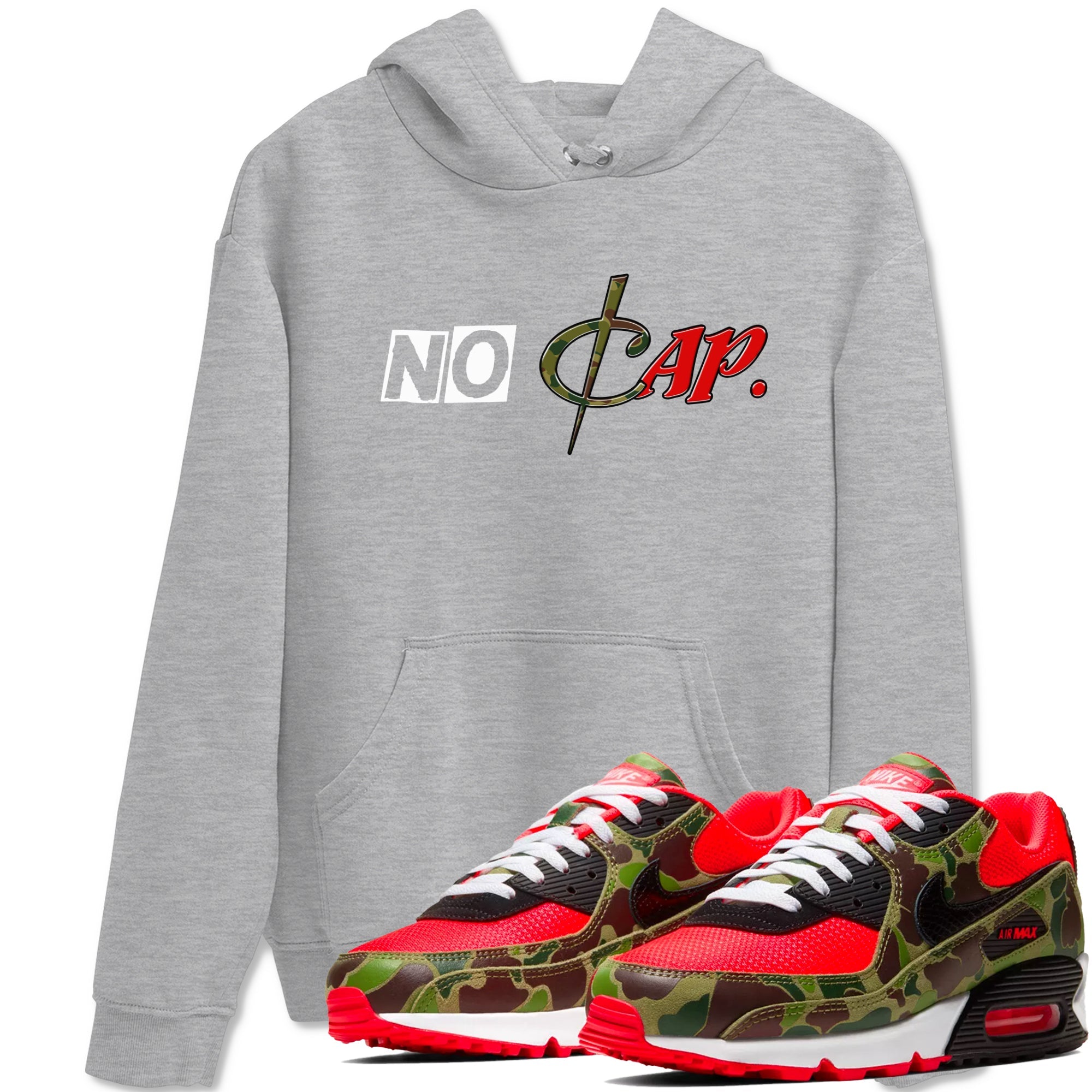 Air Max 90 Duck Camo shirts to match jordans No Cap sneaker match tees Air Max 90 Reverse Duck Camo match shoes to clothes Drip Gear Zone unisex cotton Heather Grey 1 shirts