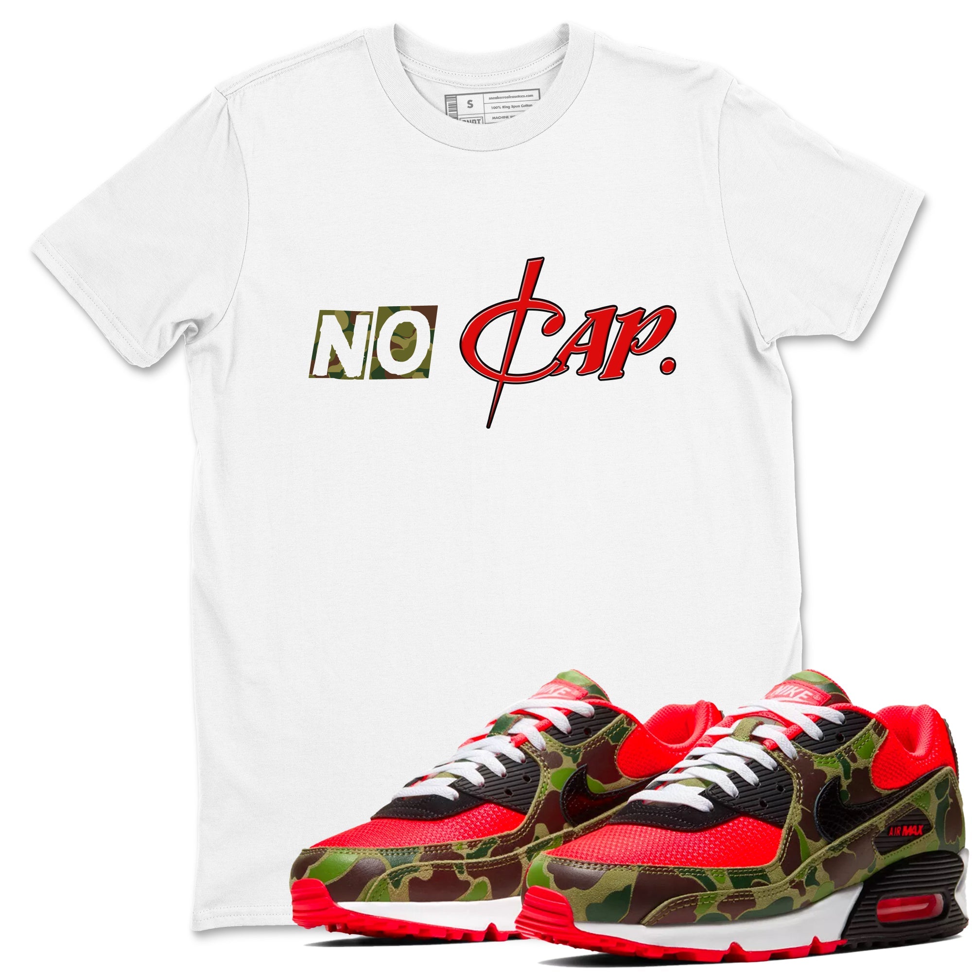 Air Max 90 Duck Camo shirts to match jordans No Cap sneaker match tees Air Max 90 Reverse Duck Camo match shoes to clothes Drip Gear Zone unisex cotton White 1 shirts