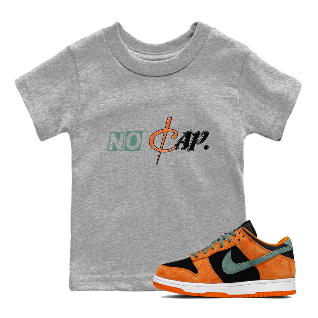 Dunk Low Ceramic shirts to match jordans No Cap sneaker match tees Dunk Ceramic match shoes to clothes Drip Gear Zone Youth Baby Heather Grey 1 tee