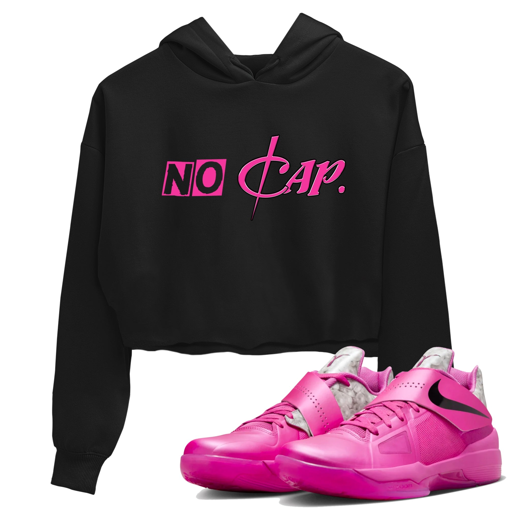 Nike KD 4 Retro Aunt Pearl shirts to match jordans No Cap sneaker match tees Nike KD 4 Aunt Pearl match shoes to clothes Drip Gear Zone unisex cotton Black 1 crop tee