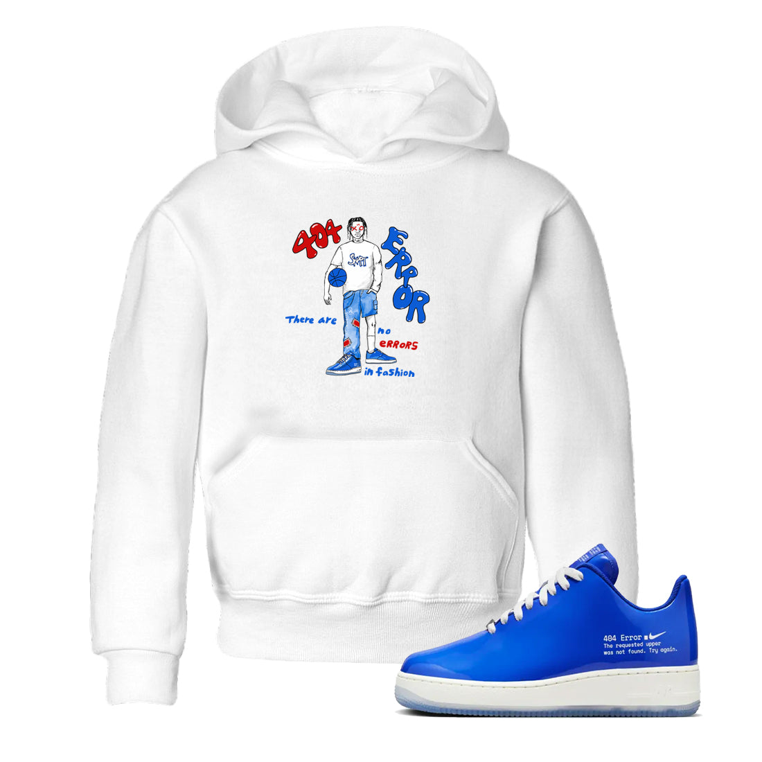 Air Force 1 404 Error shirt to match jordans No Errors In Fashion sneaker tees Air Force 1 404 Error Drip Gear Zone baby toddler White 1 cotton Shirt