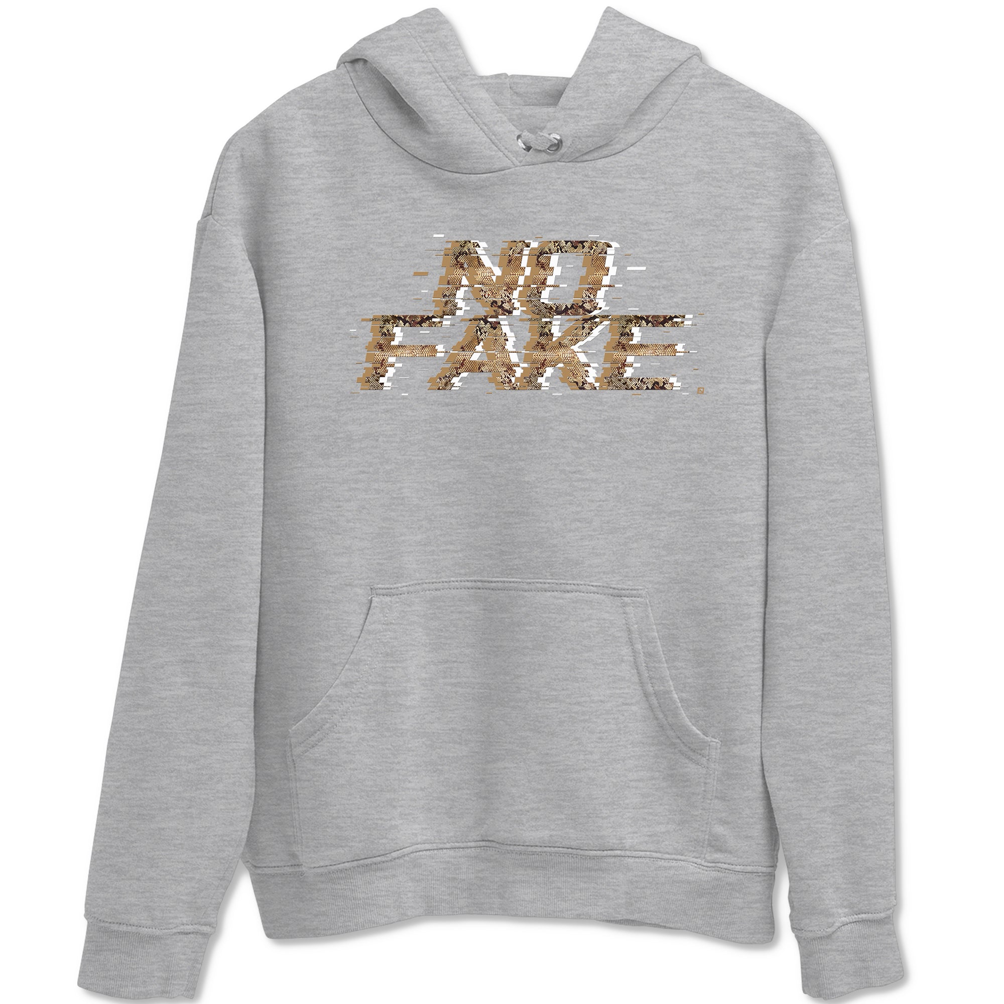 AF1 Ivory Snake shirt to match jordans No Fake Glitch sneaker tees Air Force 1 Ivory Snake Drip Gear Zone unisex cotton Heather Grey 2 crew neck shirt