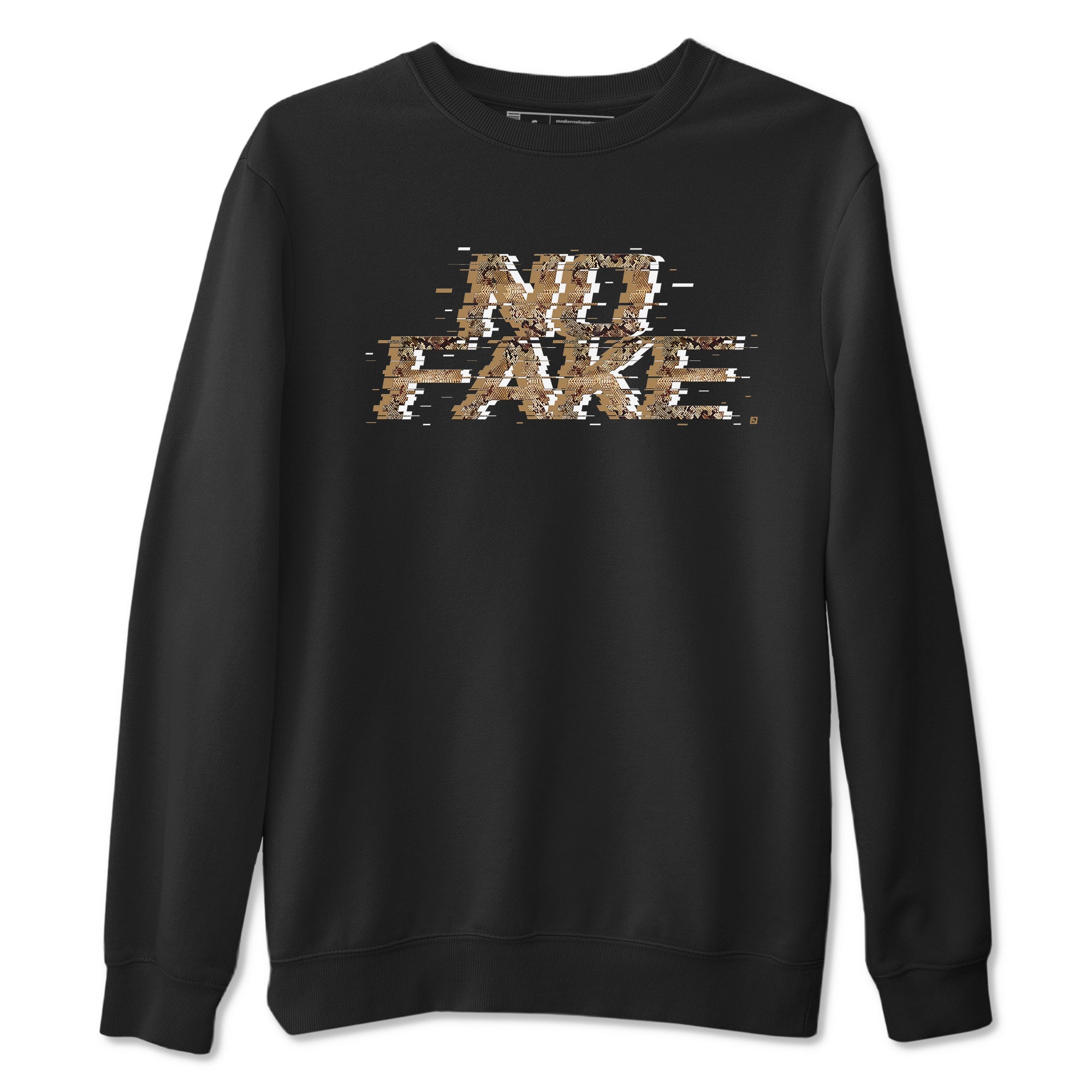 AF1 Ivory Snake shirt to match jordans No Fake Glitch sneaker tees Air Force 1 Ivory Snake Drip Gear Zone unisex cotton Black 2 crew neck shirt