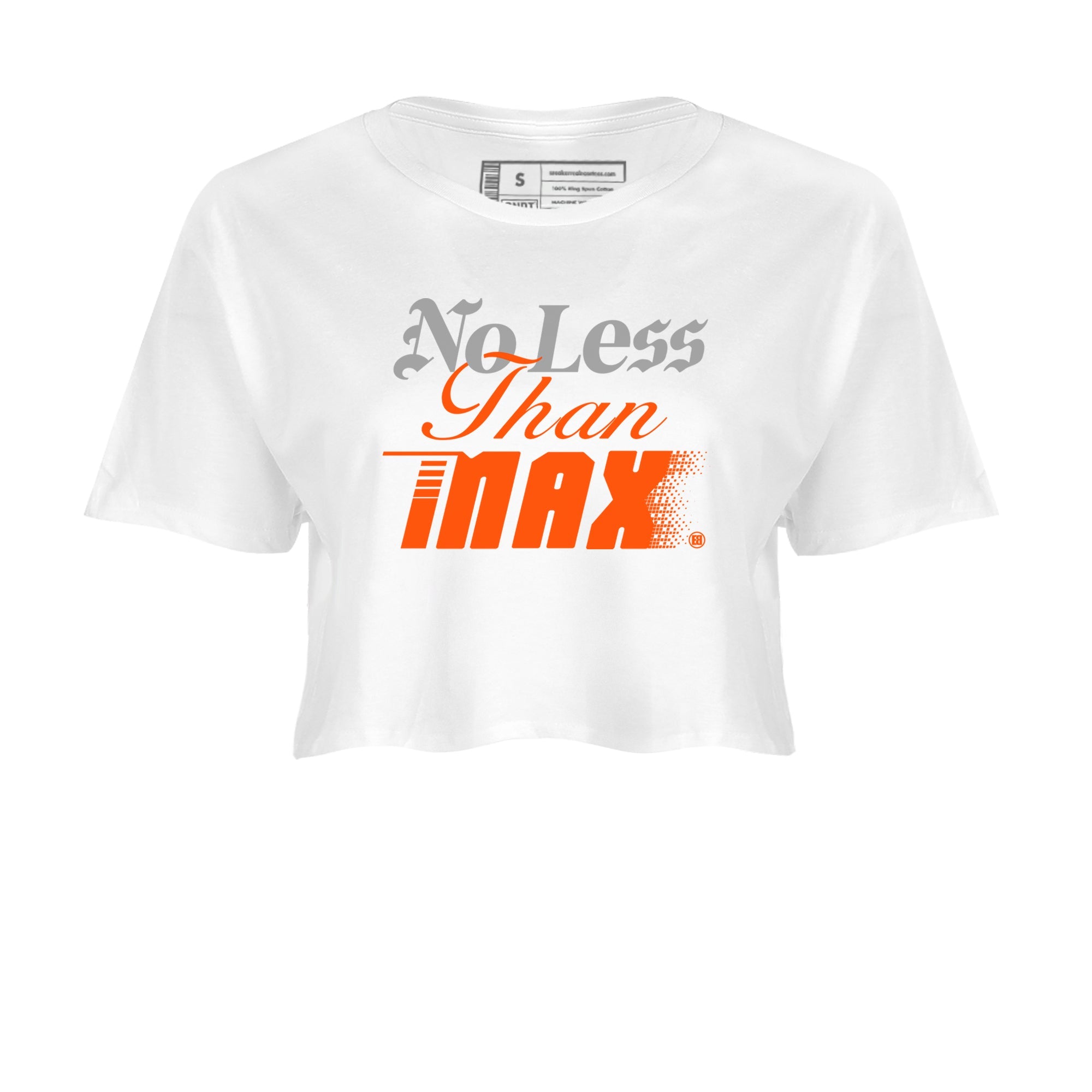 Air Max 1 OG '86 'Summit White and Cosmic Clay shirts to match jordans No Less Than Max sneaker match tees Air Max 1 Cosmic Clay match shoes to clothes Drip Gear Zone unisex cotton White 2 crop tee