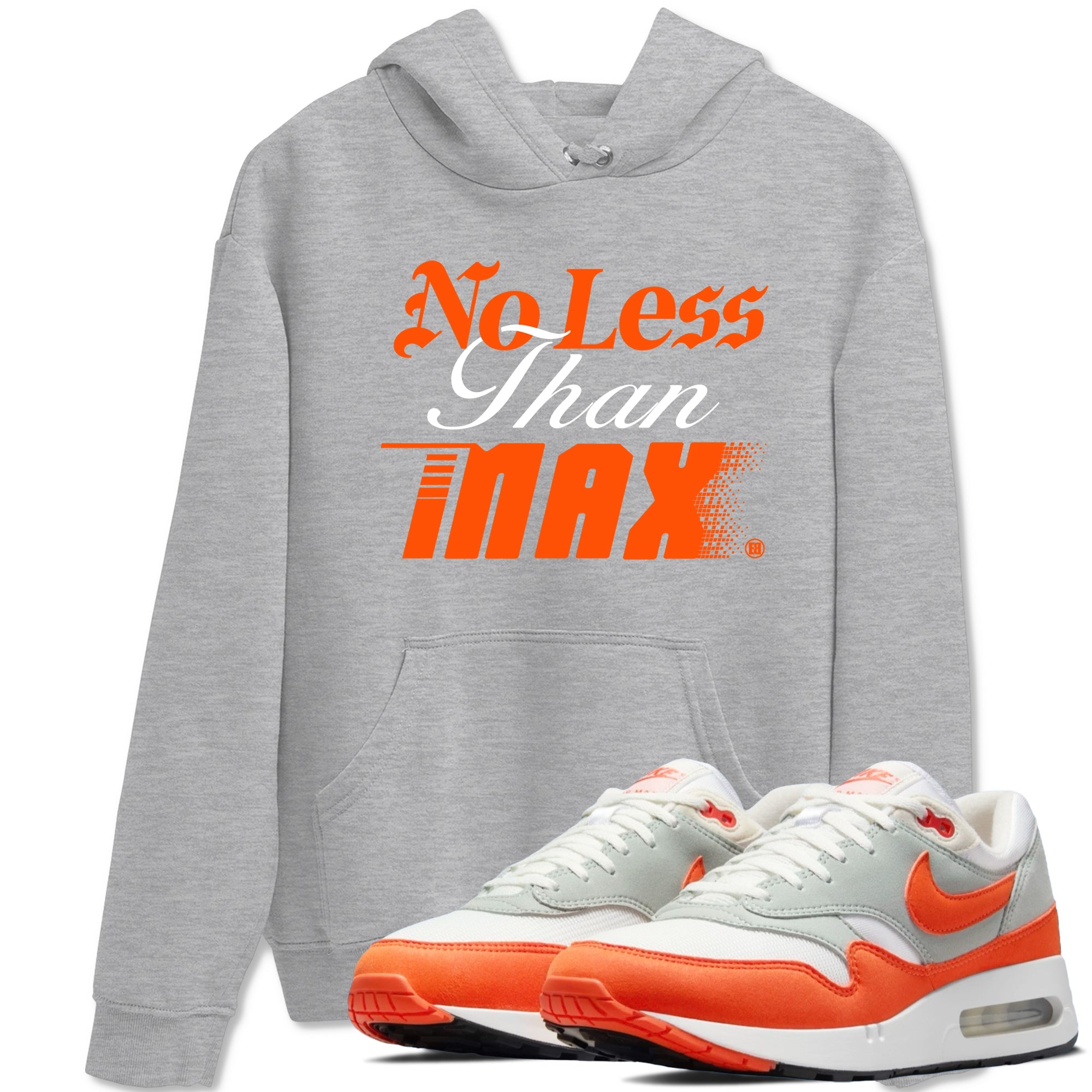 Air Max 1 OG '86 'Summit White and Cosmic Clay shirts to match jordans No Less Than Max sneaker match tees Air Max 1 Cosmic Clay match shoes to clothes Drip Gear Zone unisex cotton Heather Grey 1 shirts