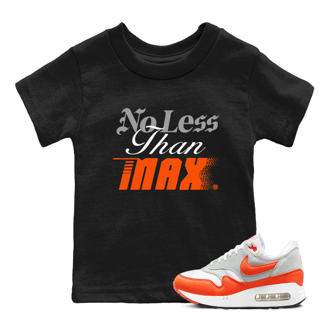 Air Max 1 OG '86 'Summit White and Cosmic Clay shirts to match jordans No Less Than Max sneaker match tees Air Max 1 Cosmic Clay match shoes to clothes Drip Gear Zone Youth Baby Black 1 tee