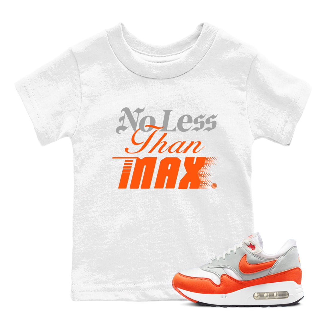 Air Max 1 OG '86 'Summit White and Cosmic Clay shirts to match jordans No Less Than Max sneaker match tees Air Max 1 Cosmic Clay match shoes to clothes Drip Gear Zone Youth Baby White 1 tee