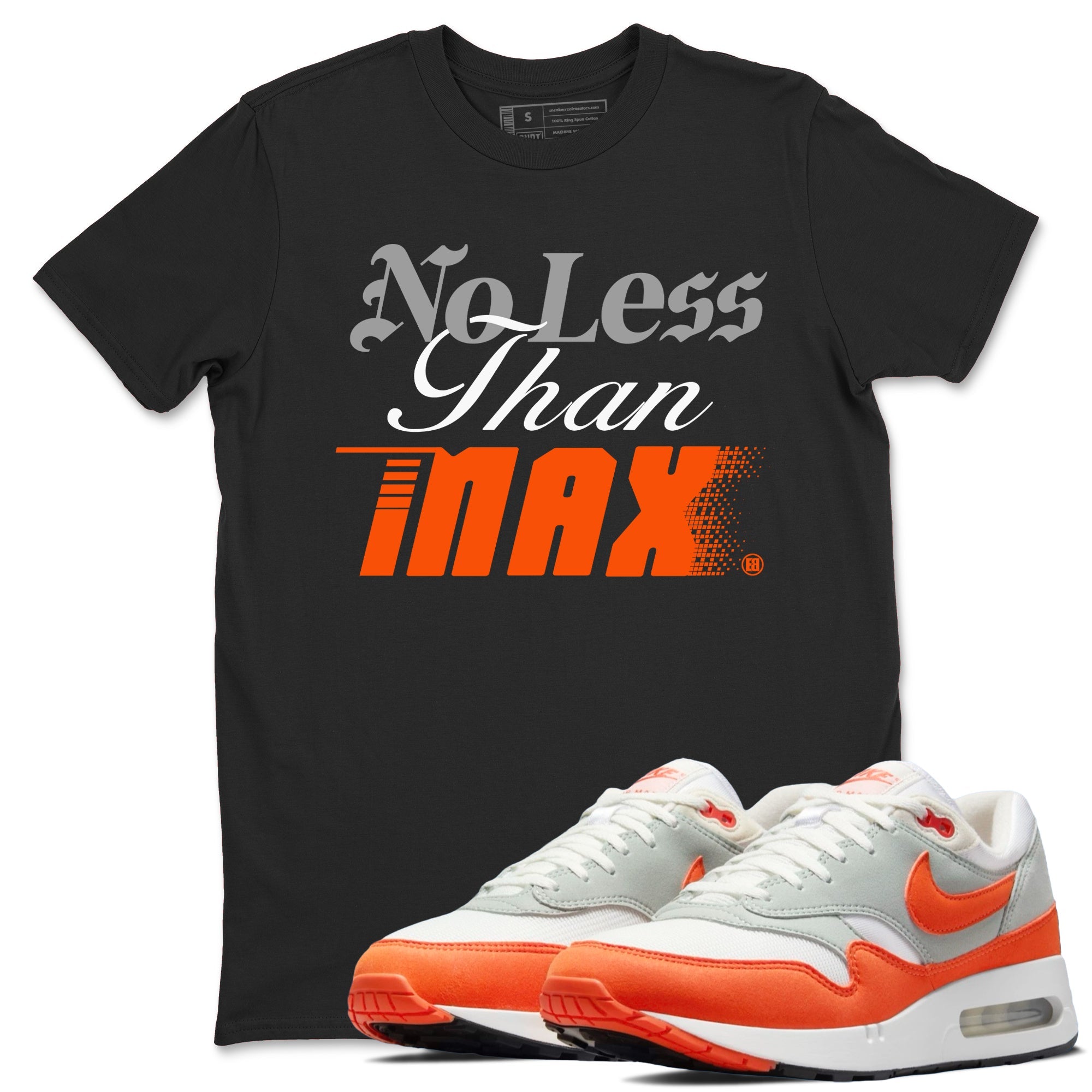 Air Max 1 OG '86 'Summit White and Cosmic Clay shirts to match jordans No Less Than Max sneaker match tees Air Max 1 Cosmic Clay match shoes to clothes Drip Gear Zone unisex cotton Black 1 shirts
