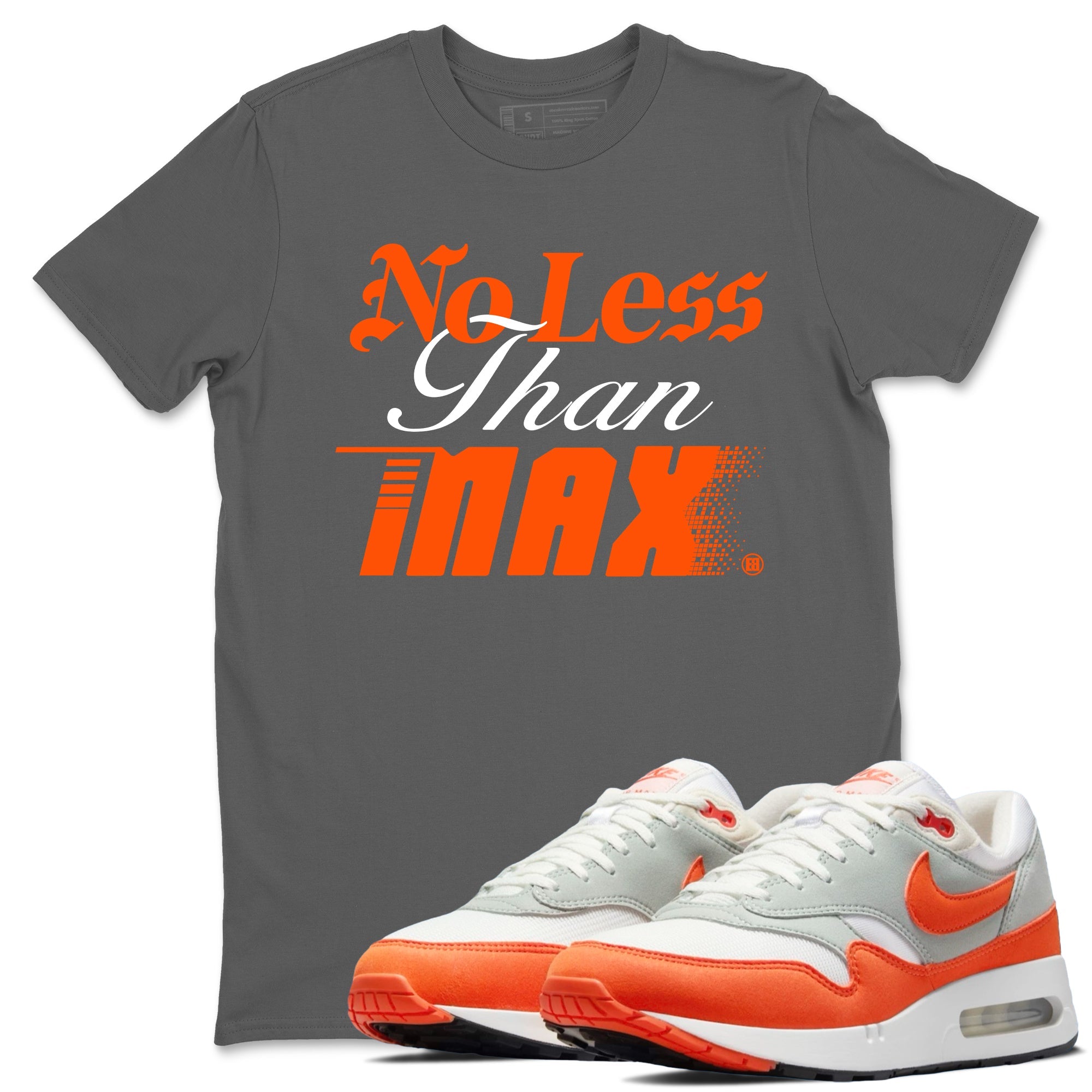 Air Max 1 OG '86 'Summit White and Cosmic Clay shirts to match jordans No Less Than Max sneaker match tees Air Max 1 Cosmic Clay match shoes to clothes Drip Gear Zone unisex cotton Cool Grey 1 shirts