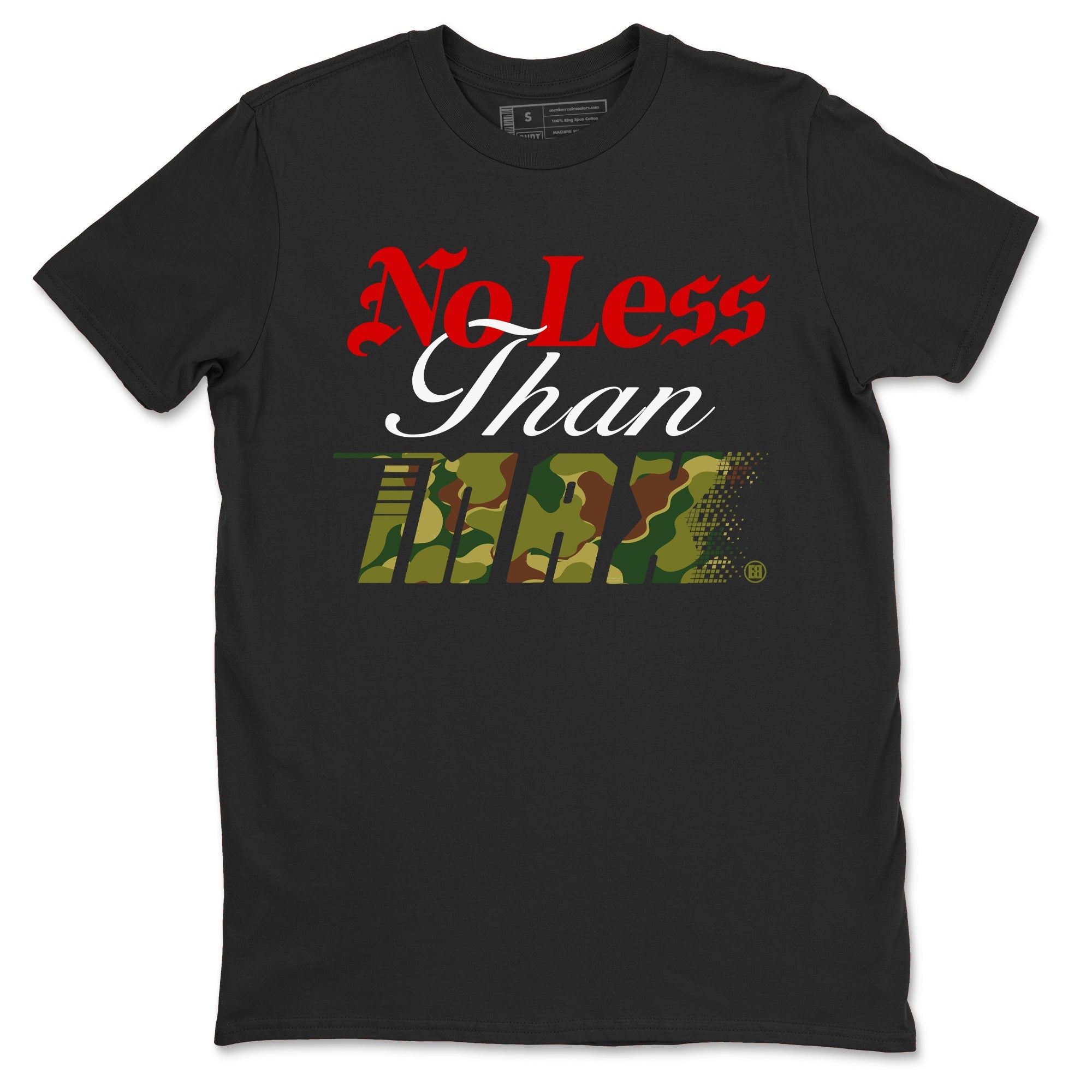 Air Max 90 Reverse Duck Camo shirts to match jordans No Less Than Max sneaker match tees Air Max 90 Reverse Duck Camo match shoes to clothes Drip Gear Zone unisex cotton Black 2 shirts