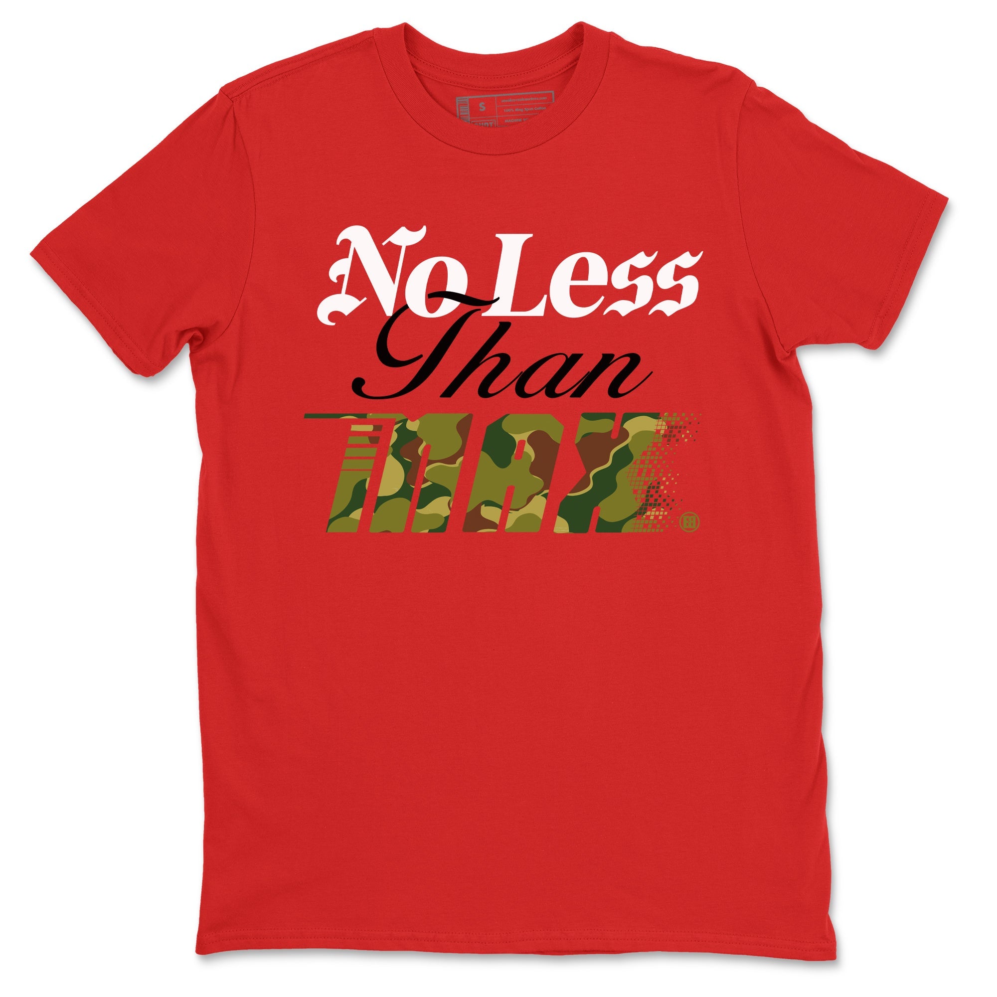 Air Max 90 Reverse Duck Camo shirts to match jordans No Less Than Max sneaker match tees Air Max 90 Reverse Duck Camo match shoes to clothes Drip Gear Zone unisex cotton Red 2 shirts