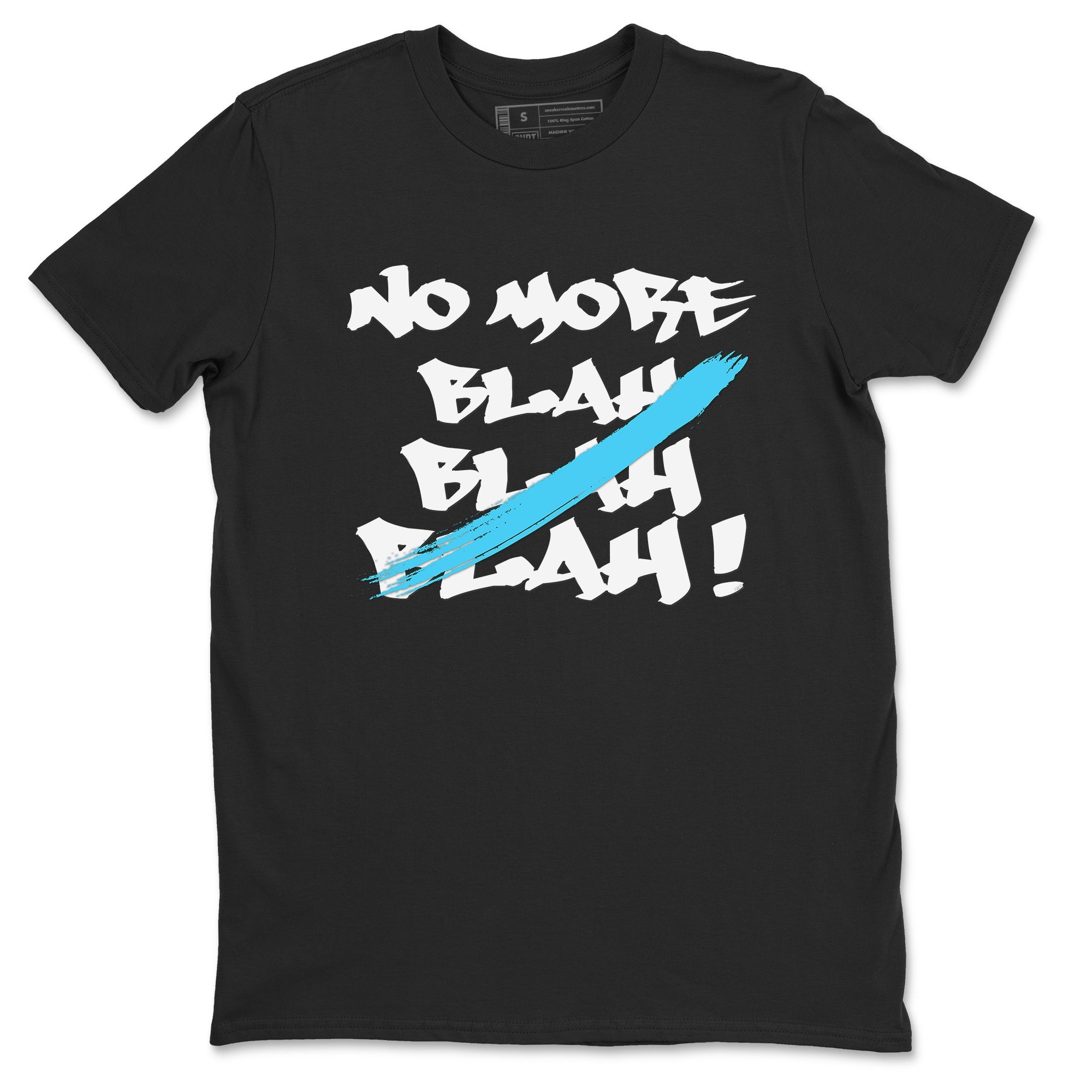 9s Powder Blue shirt to match jordans No More Blah sneaker tees Air Jordan 9 Powder Blue Drip Gear Zone unisex cotton Black 2 crew neck shirt