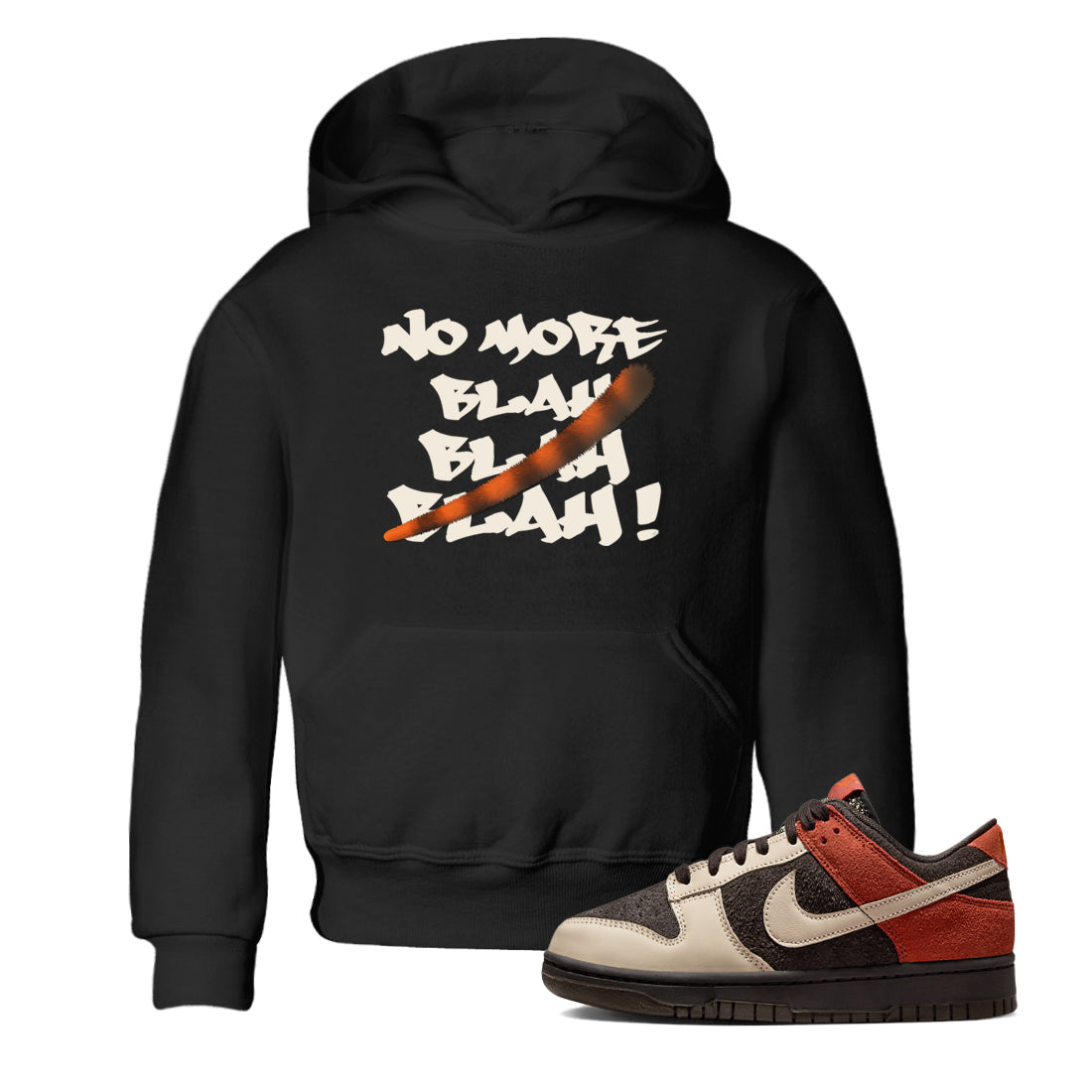 Dunk Low Red Panda shirt to match jordans No More Blah sneaker tees Dunks Red Panda Drip Gear Zone Sneaker Matching Clothing Brand Baby Toddler Black 1 T-Shirt