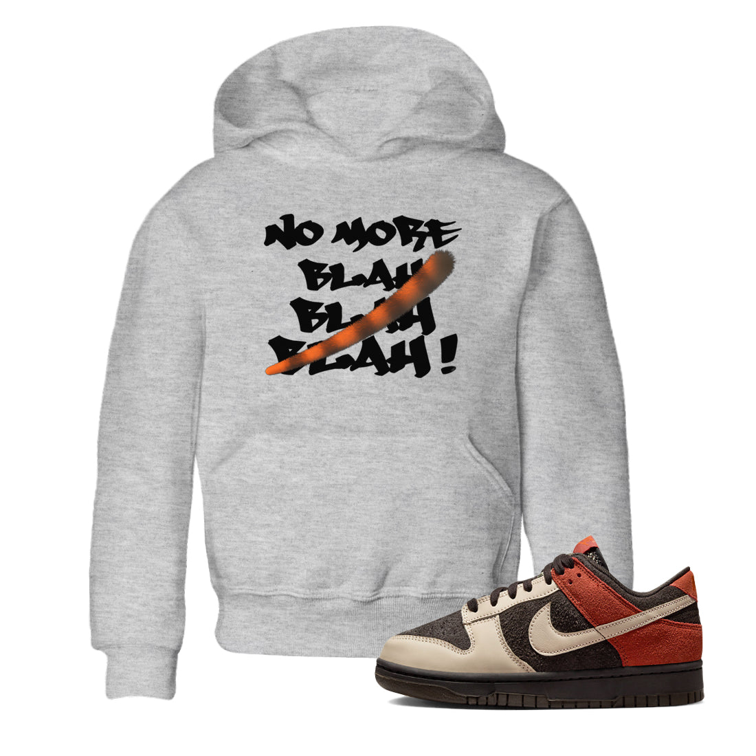 Dunk Low Red Panda shirt to match jordans No More Blah sneaker tees Dunks Red Panda Drip Gear Zone Sneaker Matching Clothing Brand Baby Toddler Heather Grey 1 T-Shirt