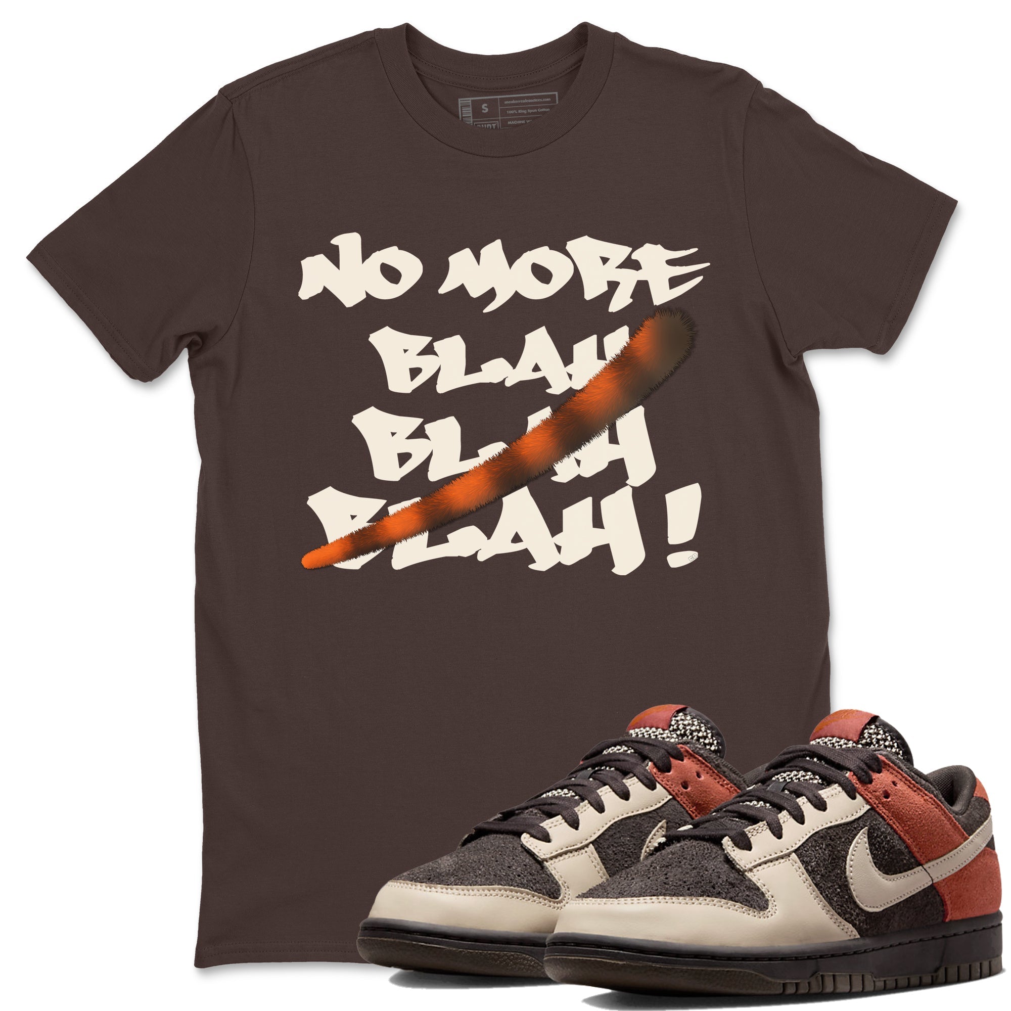 Dunk Low Red Panda shirt to match jordans No More Blah sneaker tees Dunks Red Panda Drip Gear Zone Sneaker Matching Clothing Brand Unisex Sneaker Tee Dark Chocolate 1 T-Shirt
