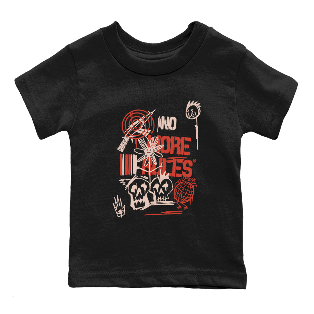 Air Jordan 13 Dune Red shirts to match jordans No More Rules sneaker match tees Air Jordan 13 Dune Red Drip Gear Zone streetwear brand Baby and Youth Black 2 cotton tee