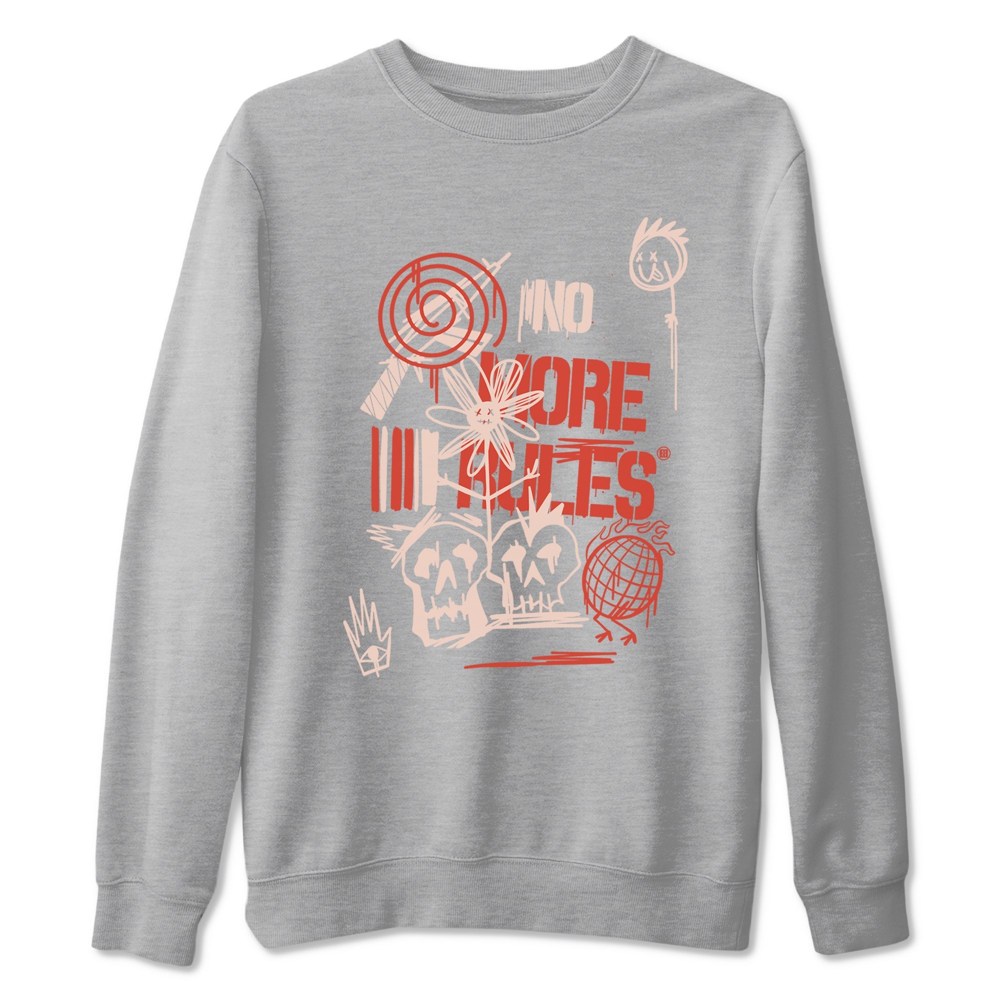 Air Jordan 13 Dune Red shirts to match jordans No More Rules sneaker match tees Air Jordan 13 Dune Red Drip Gear Zone streetwear brand Heather Grey 2 unisex cotton tee