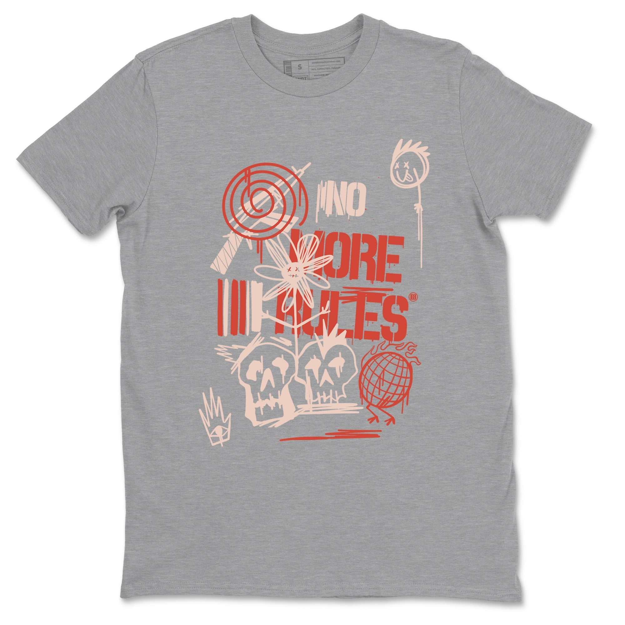 Air Jordan 13 Dune Red shirts to match jordans No More Rules sneaker match tees Air Jordan 13 Dune Red Drip Gear Zone streetwear brand Heather Grey 2 unisex cotton tee
