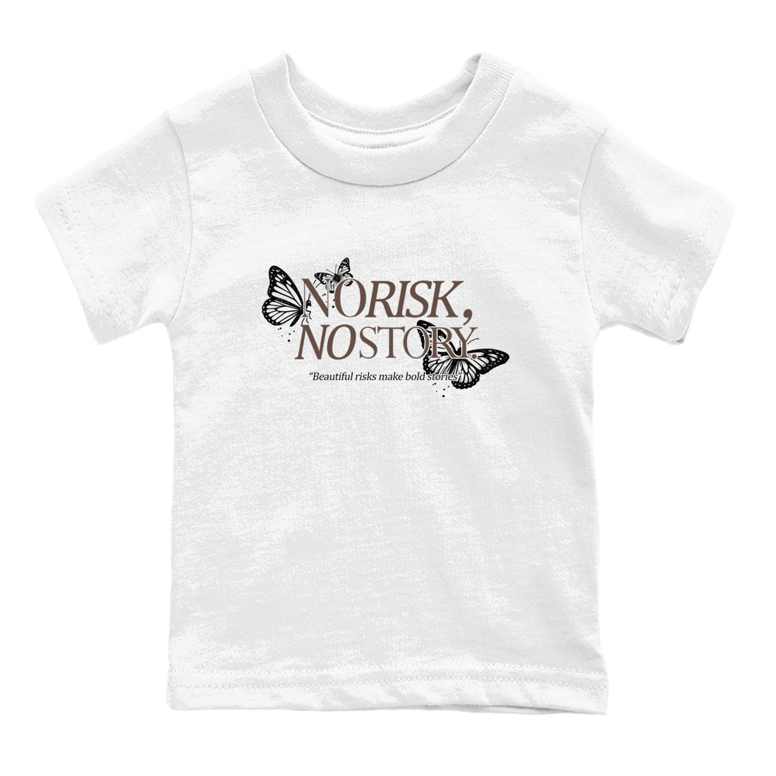 Sneaker match tees  Sneaker Tees To Match Air Jordan 4 Cave Stone Shoes  No Risk No Story Kids T-Shirt White 2