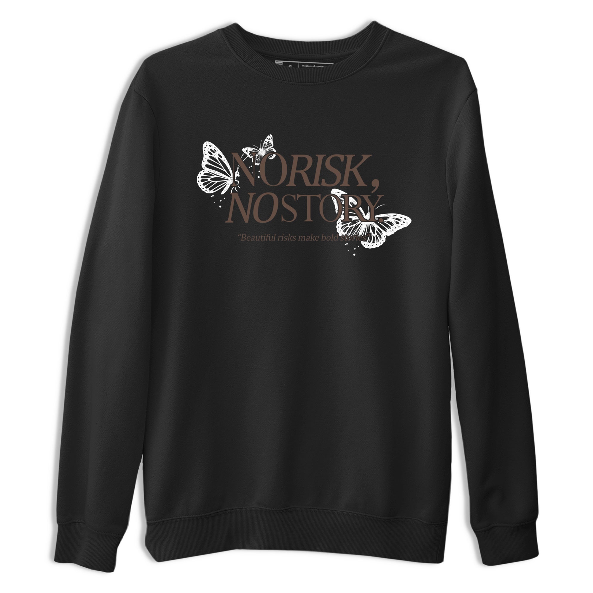 Sneaker match tees  Sneaker Tees To Match Air Jordan 4 Cave Stone Shoes  No Risk No Story Tee Black 2