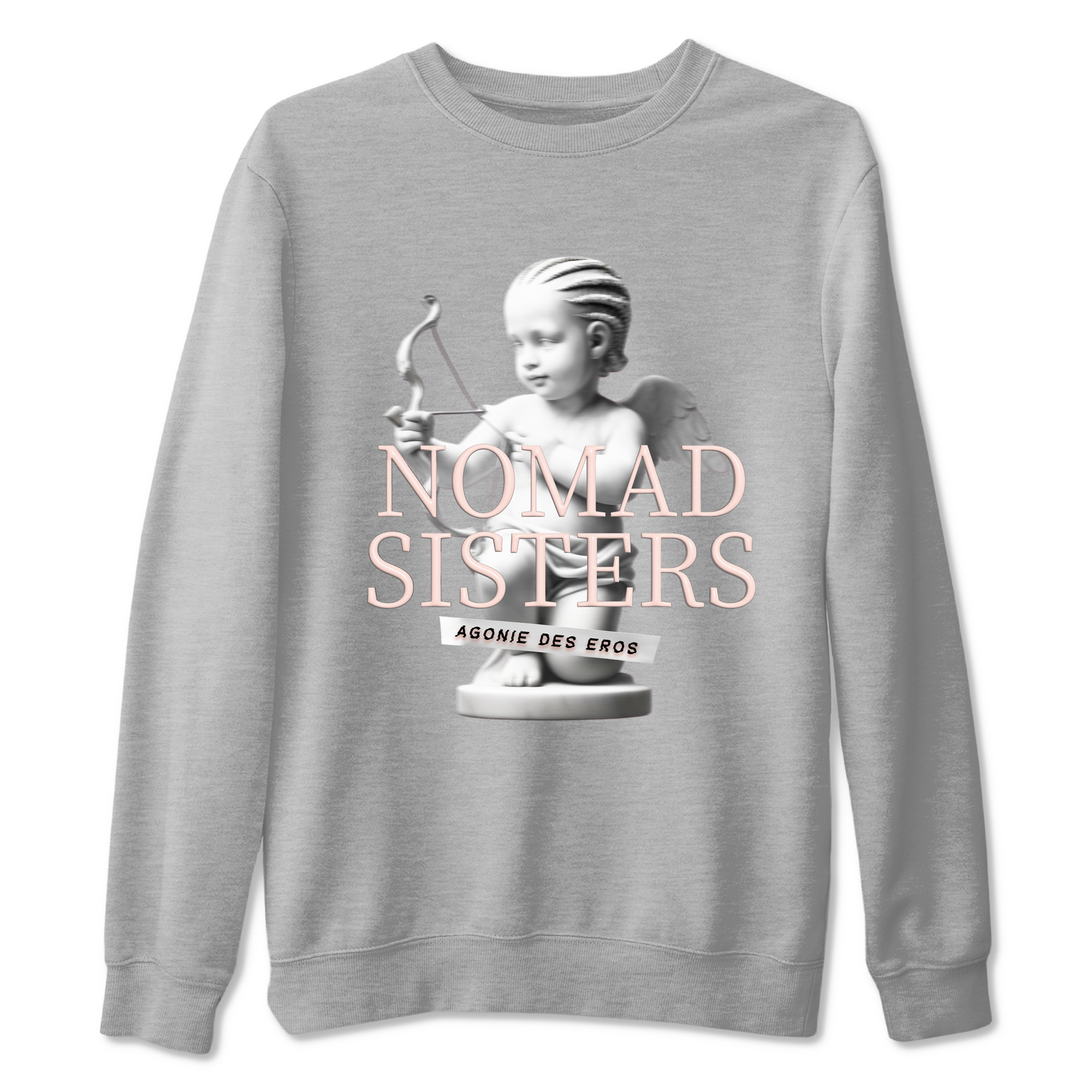 Air Jordan 11 Retro Legend Pink shirts to match jordans Nomad Sisters sneaker match tees Air Jordan 11 Legend Pink Drip Gear Zone streetwear brand Heather Grey 2 unisex cotton tee
