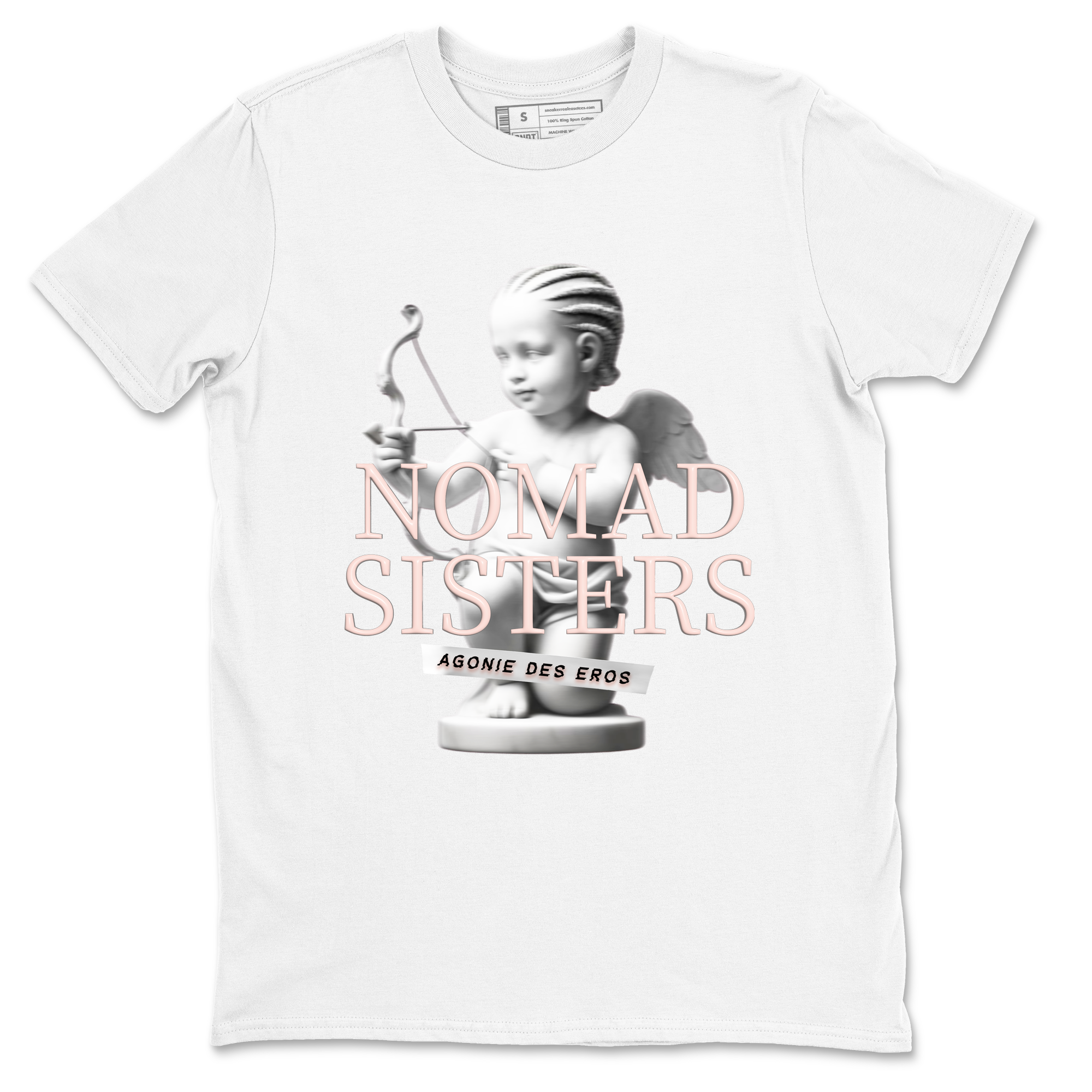 Air Jordan 11 Retro Legend Pink shirts to match jordans Nomad Sisters sneaker match tees Air Jordan 11 Legend Pink Drip Gear Zone streetwear brand White 2 unisex cotton tee