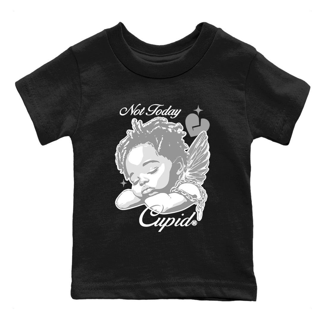 Sneaker match tees  Sneaker Tees To Match Air Jordan 11 Grand Finale Shoes  Not Today Cupid Kids T-Shirt Black 2