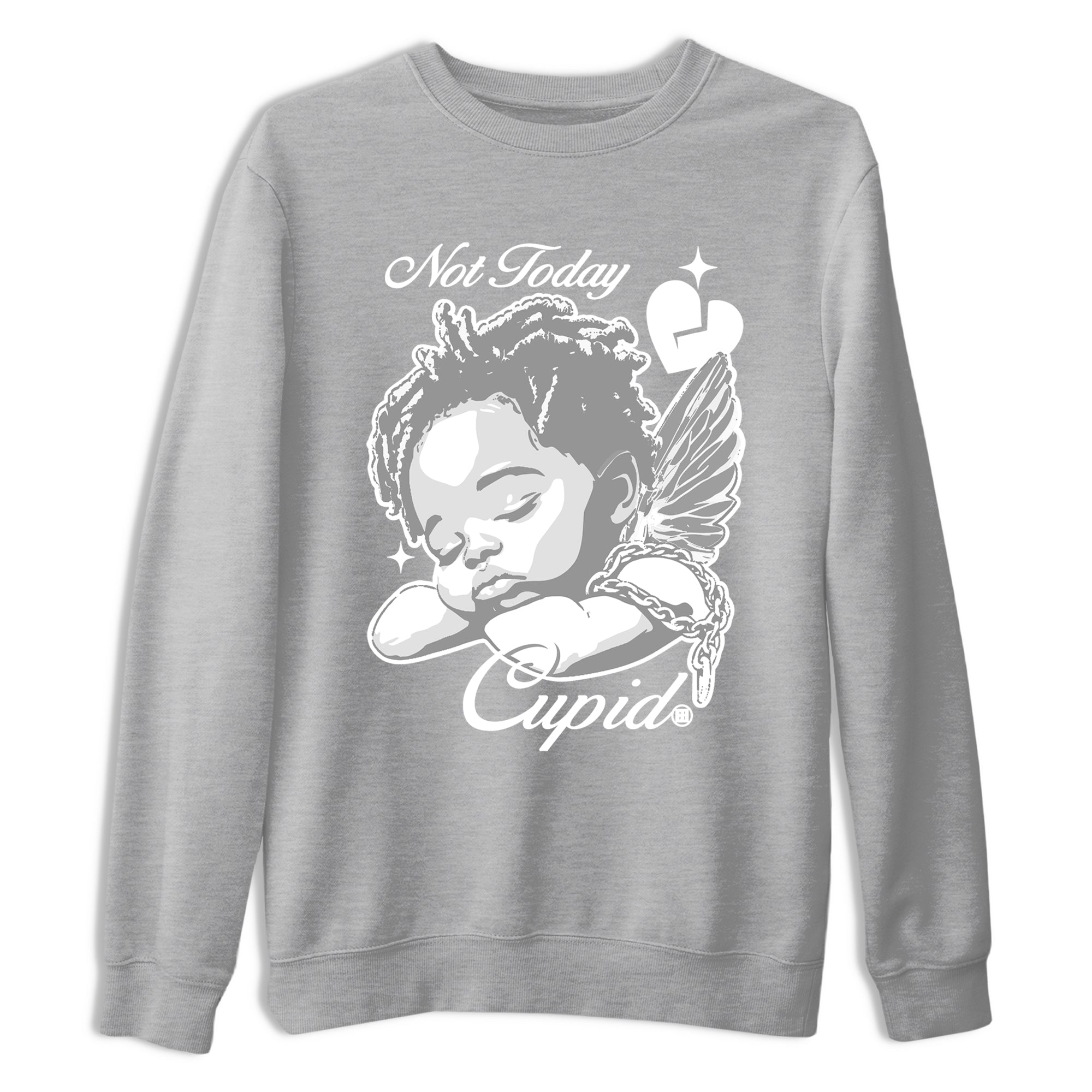 Sneaker match tees  Sneaker Tees To Match Air Jordan 11 Grand Finale Shoes  Not Today Cupid Tee Heather Grey 2