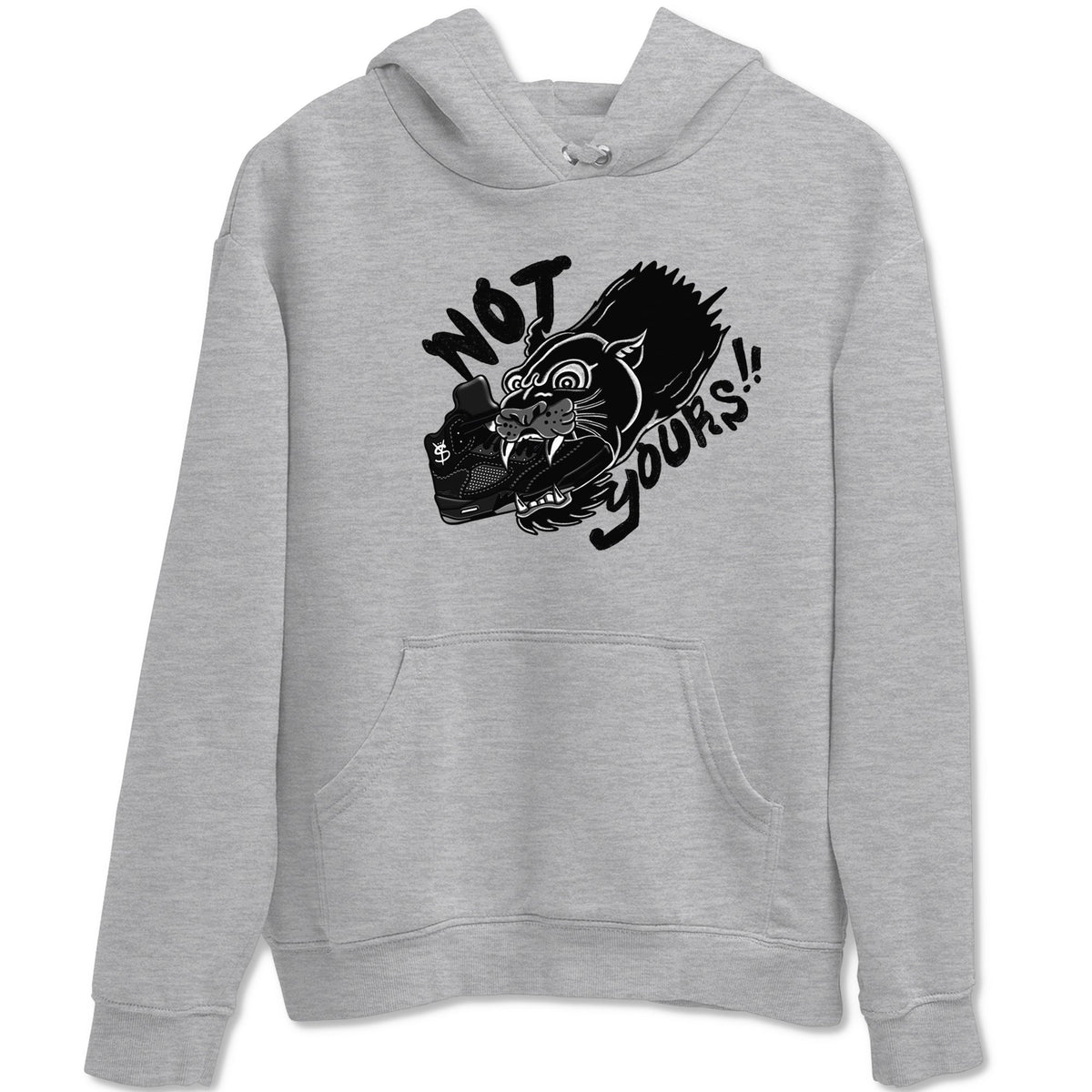 5s Black Cat shirts to match jordans Not Yours sneaker match tees Air Jordan 5 Black Cat Drip Gear Zone unisex cotton Heather Grey 2 crew neck shirts