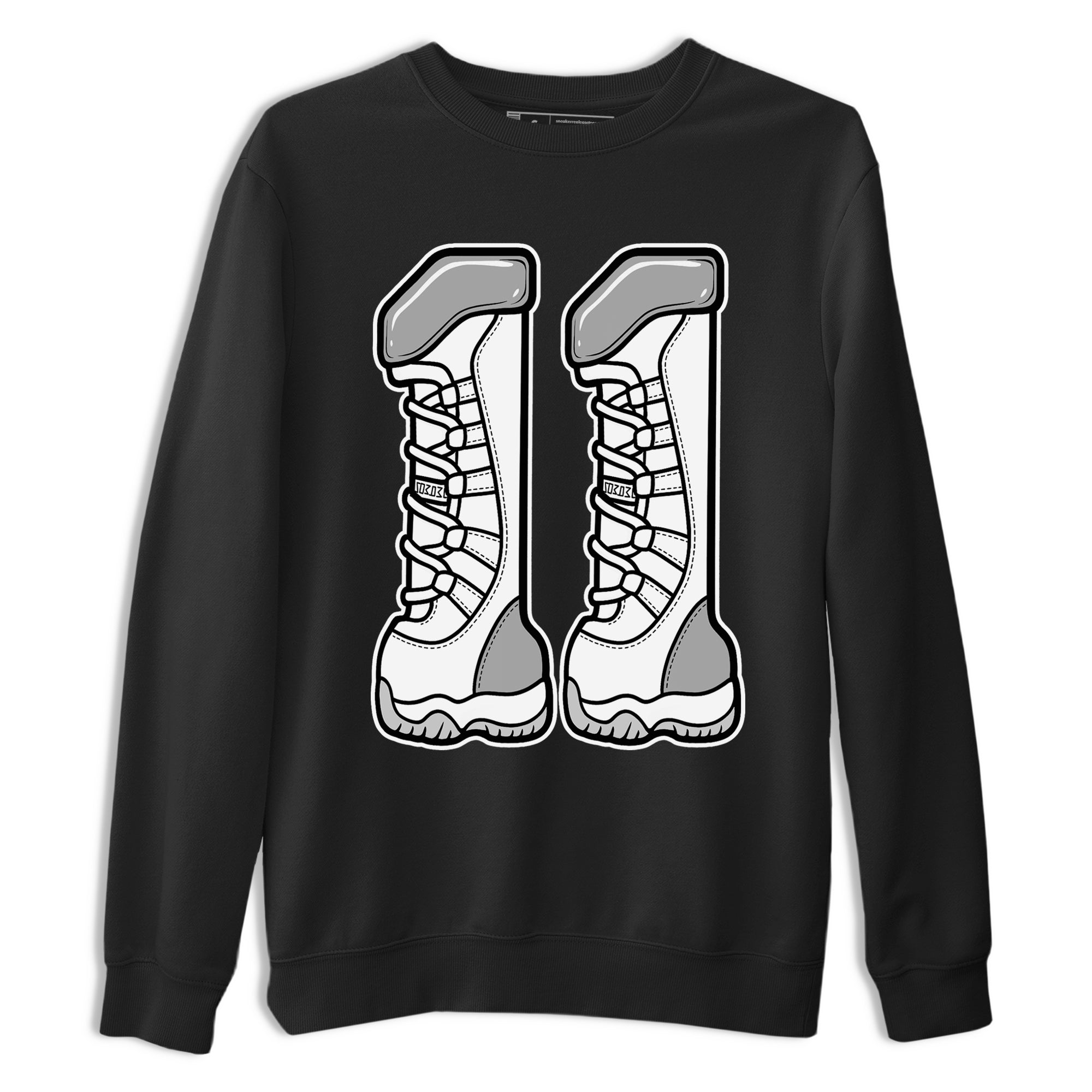 11s Grand Finale Sneaker match tees  Sneaker Tees To Match Jordan 11 Grand Finale Sneakers  Number 11 Graphic Tee Black 2