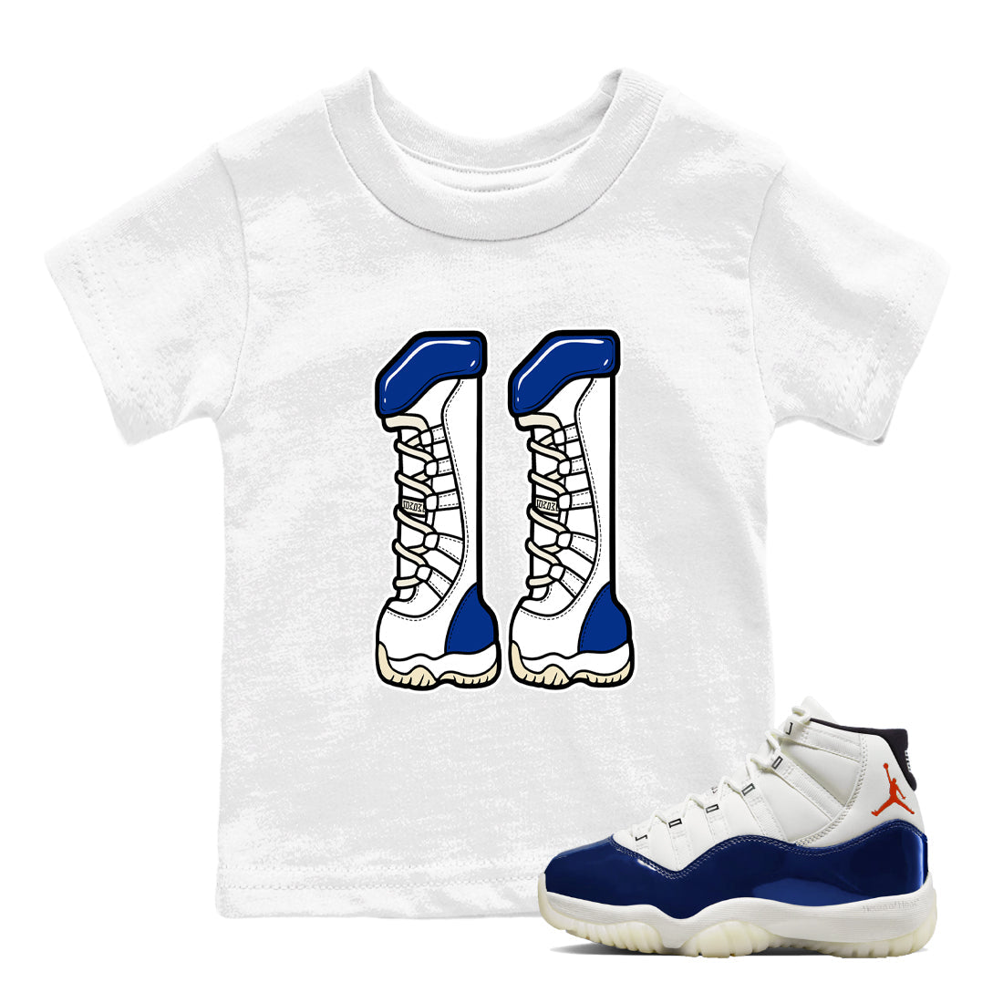 Sneaker Threads  Sneaker Tees To Match Air Jordan 11 Rare Air  Number 11 Youth Graphic Tee White 1. Perfect for Jordan releases 2025 colorways.