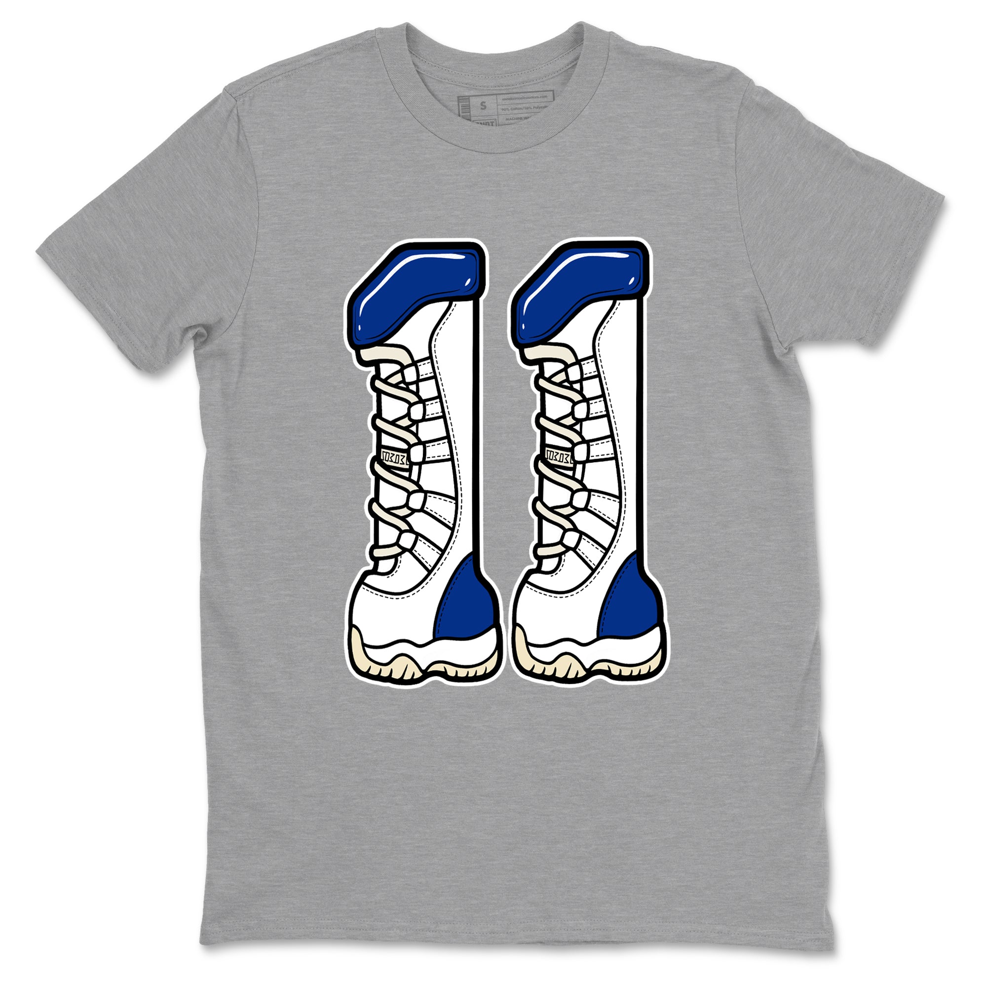 Sneaker Threads  Sneaker Tees To Match Air Jordan 11 Rare Air  Number 11 Graphic Tee Heather Grey 2. Perfect for Jordan releases 2025 colorways.