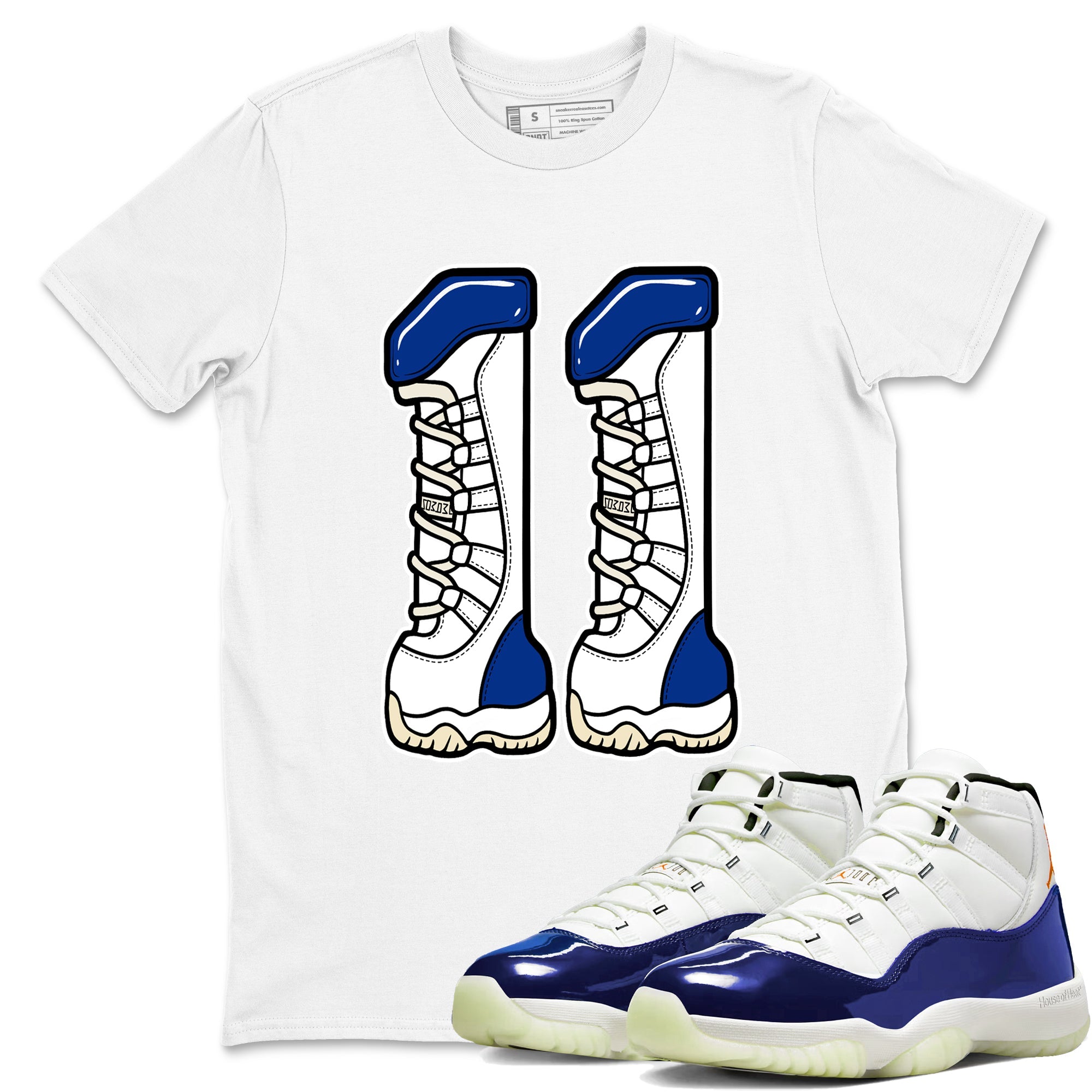 Sneaker Threads  Sneaker Tees To Match Air Jordan 11 Rare Air  Number 11 Graphic Tee White 1. Perfect for Jordan releases 2025 colorways.