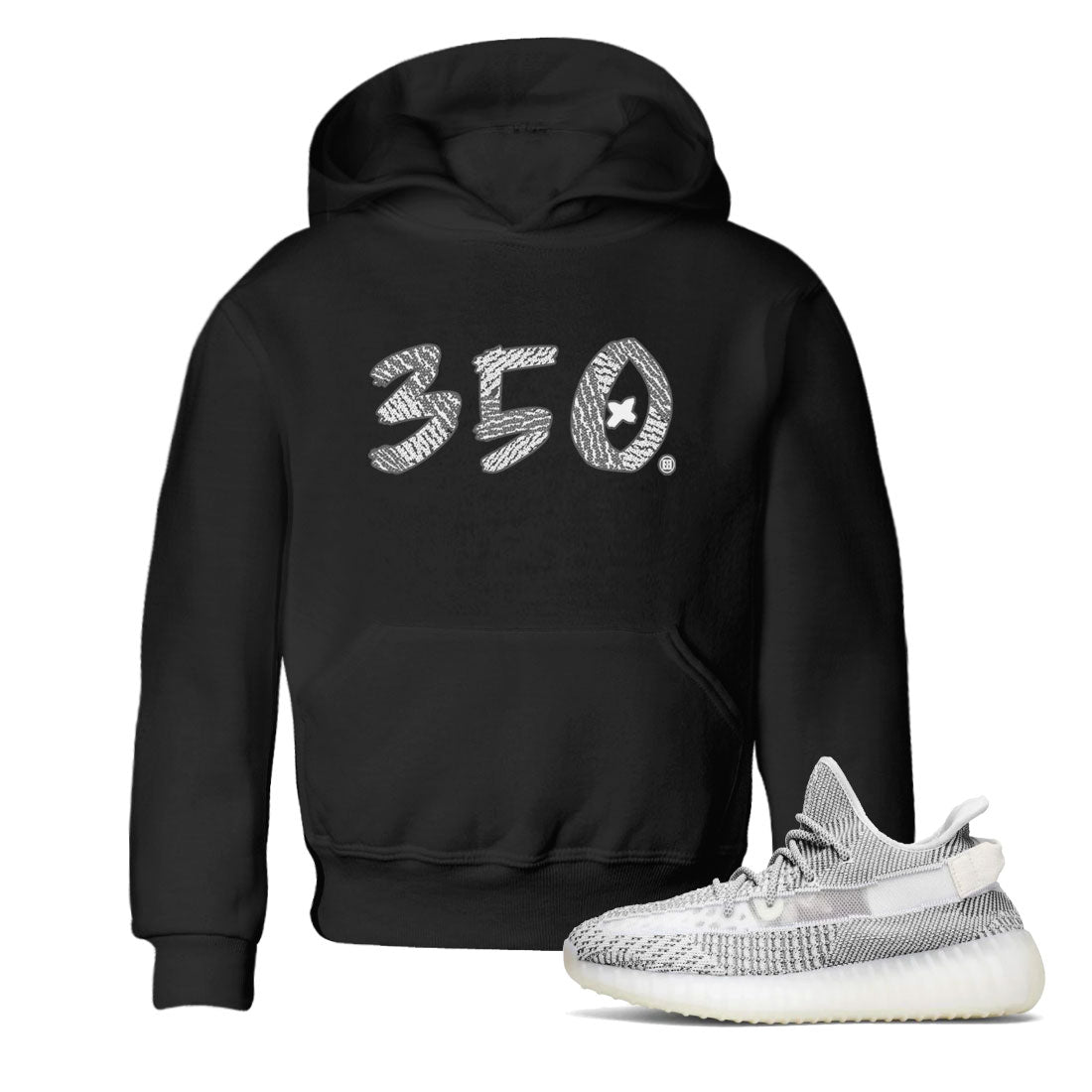 Yeezy Boost 350 Static shirt to match jordans Number 350 sneaker tees Yeezy 350 Static Drip Gear Zone Sneaker Matching Clothing Brand Baby Toddler Black 1 T-Shirt