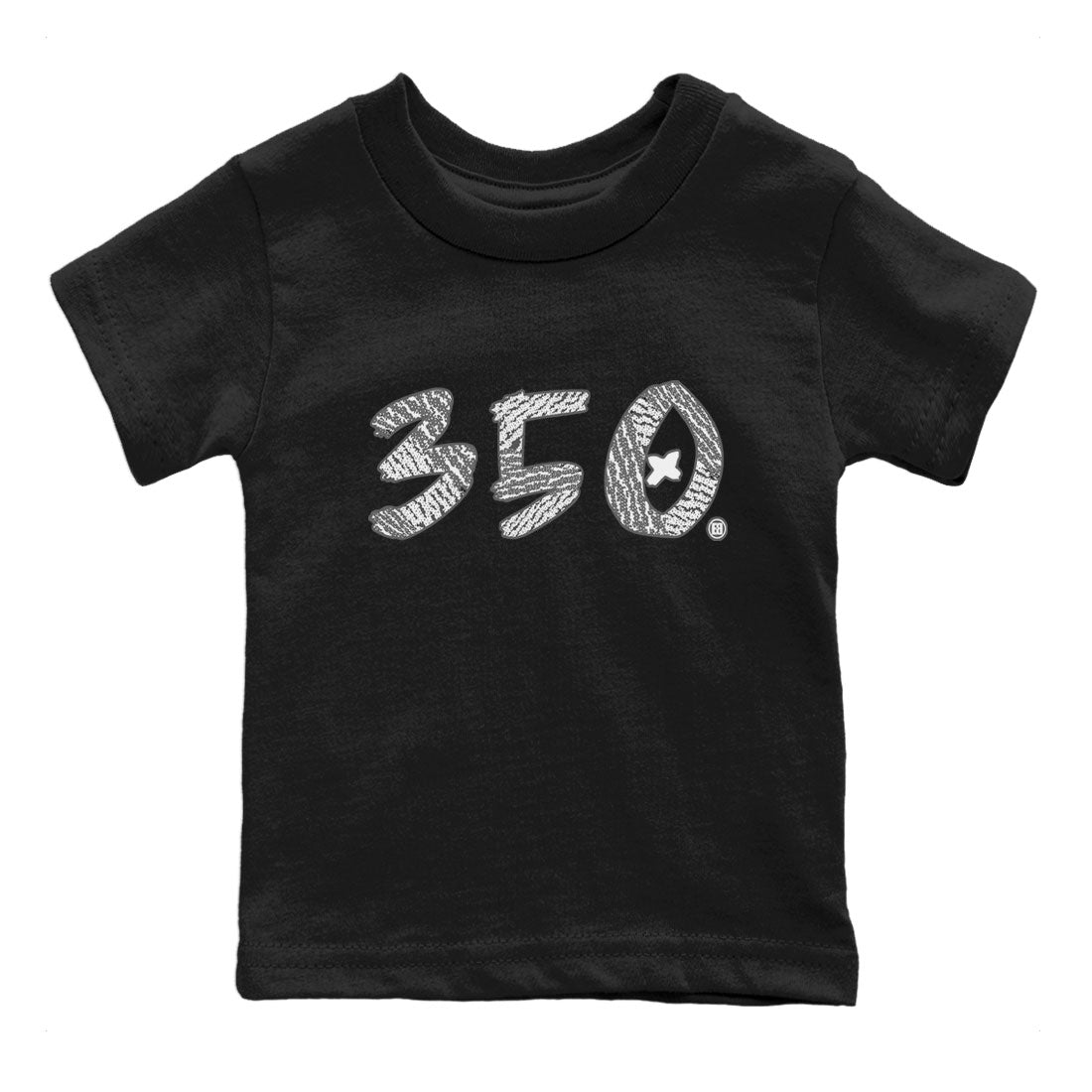 Yeezy Boost 350 Static shirt to match jordans Number 350 sneaker tees Yeezy 350 Static Drip Gear Zone Sneaker Matching Clothing Brand Baby Toddler Black 2 T-Shirt