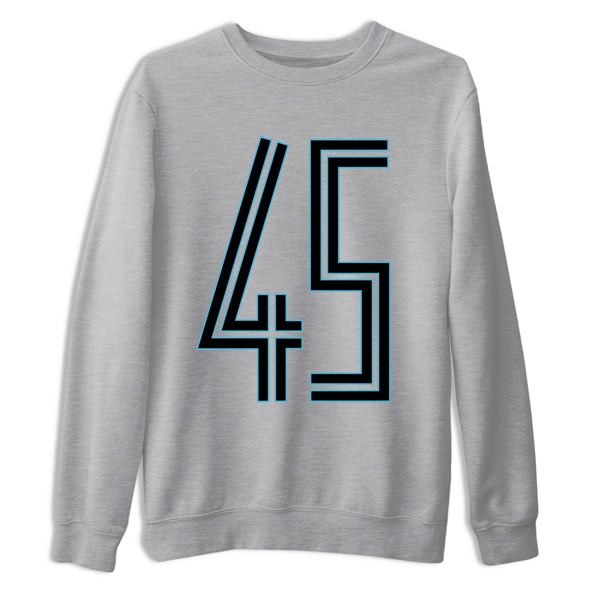 Sneaker Threads  Sneaker Tees To Match Air Jordan 11 Retro Gamma  Number 45 Graphic Tee Heather Grey 2. Perfect for Jordan releases 2025 colorways.