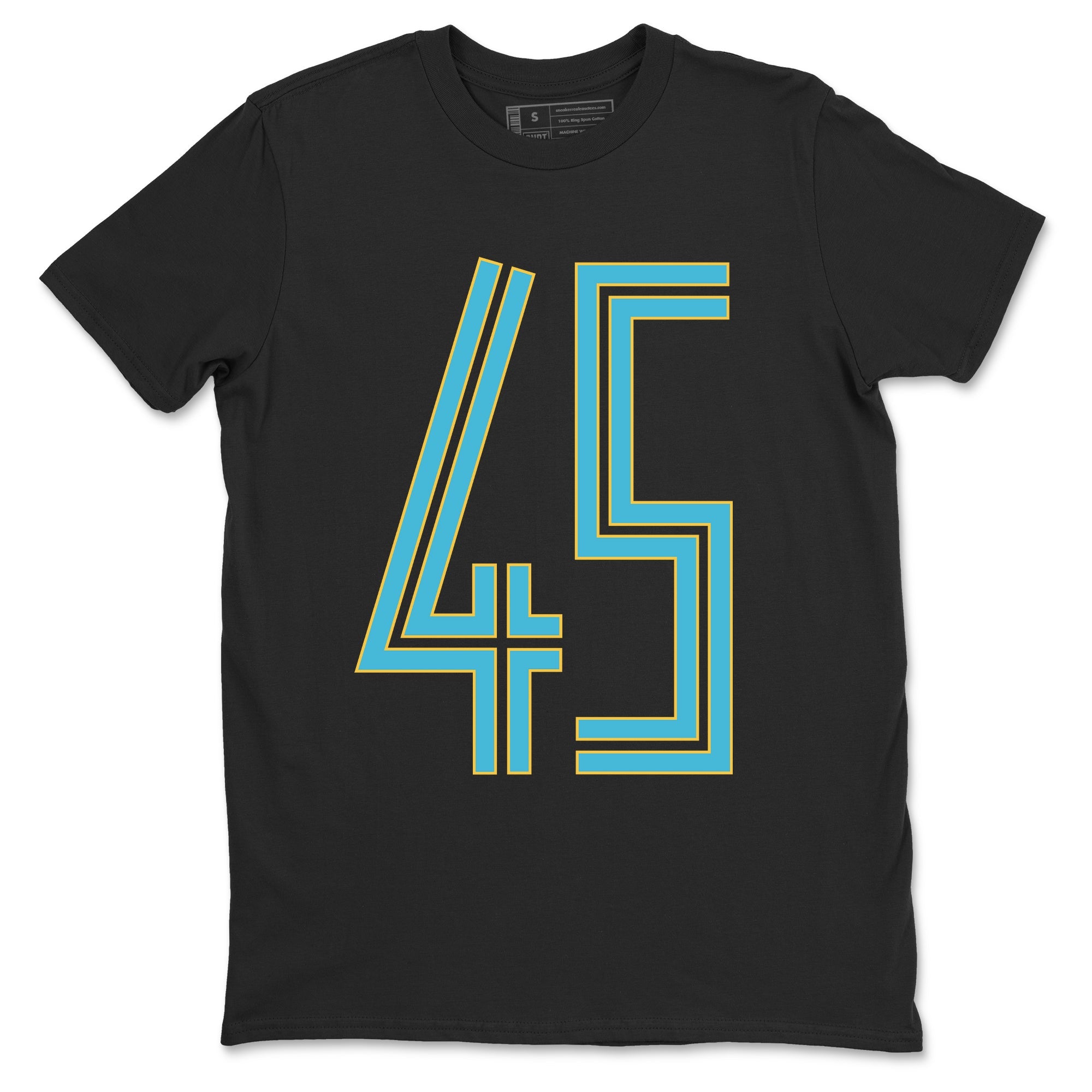 Sneaker Threads  Sneaker Tees To Match Air Jordan 11 Retro Gamma  Number 45 Graphic Tee Black 2. Perfect for Jordan releases 2025 colorways.
