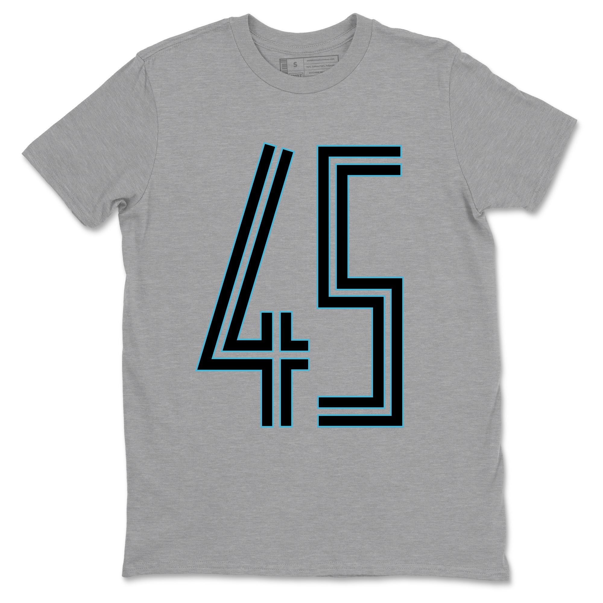 Sneaker Threads  Sneaker Tees To Match Air Jordan 11 Retro Gamma  Number 45 Graphic Tee Heather Grey 2. Perfect for Jordan releases 2025 colorways.