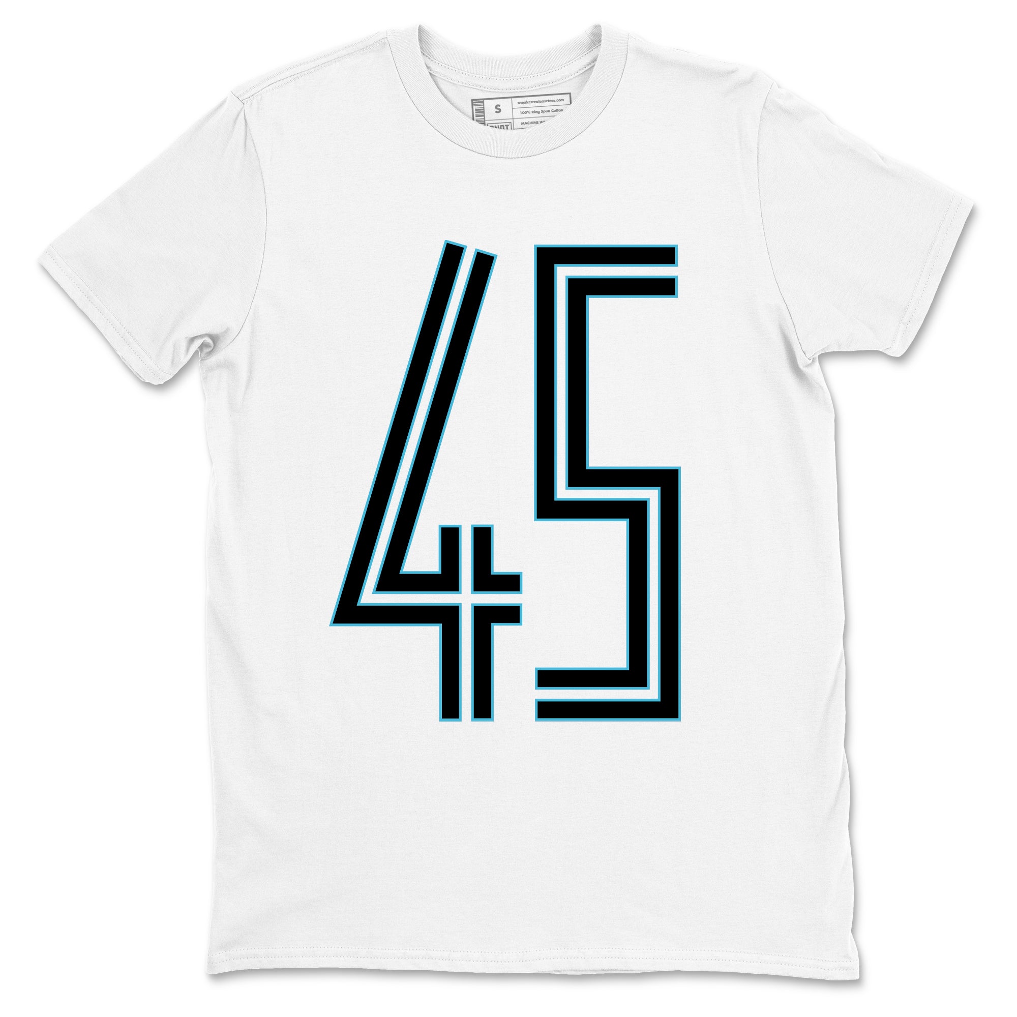 Sneaker Threads  Sneaker Tees To Match Air Jordan 11 Retro Gamma  Number 45 Graphic Tee White 2. Perfect for Jordan releases 2025 colorways.